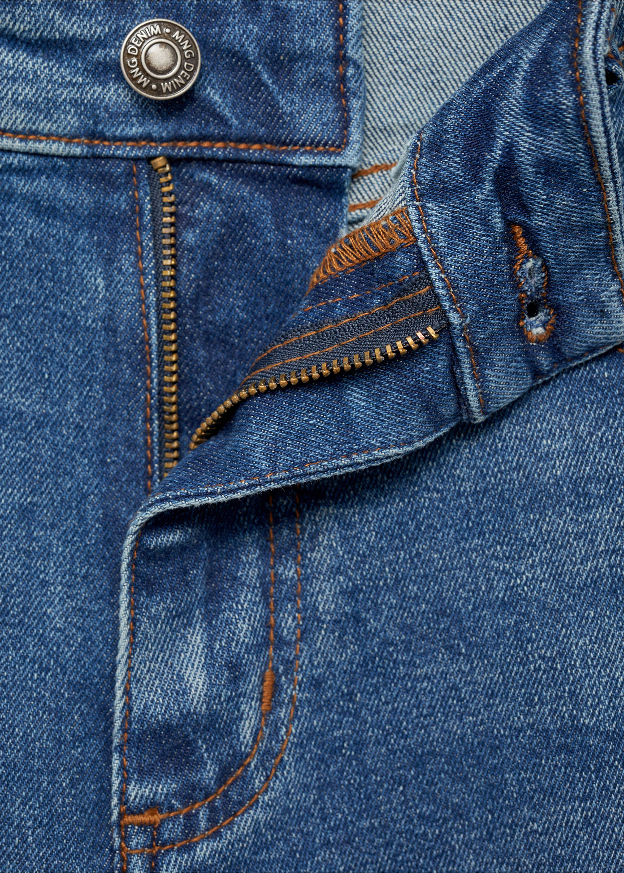Bermuda en jean slim fit - Détail de l'article 0, Bleu foncé. Ref: 17041222-00.