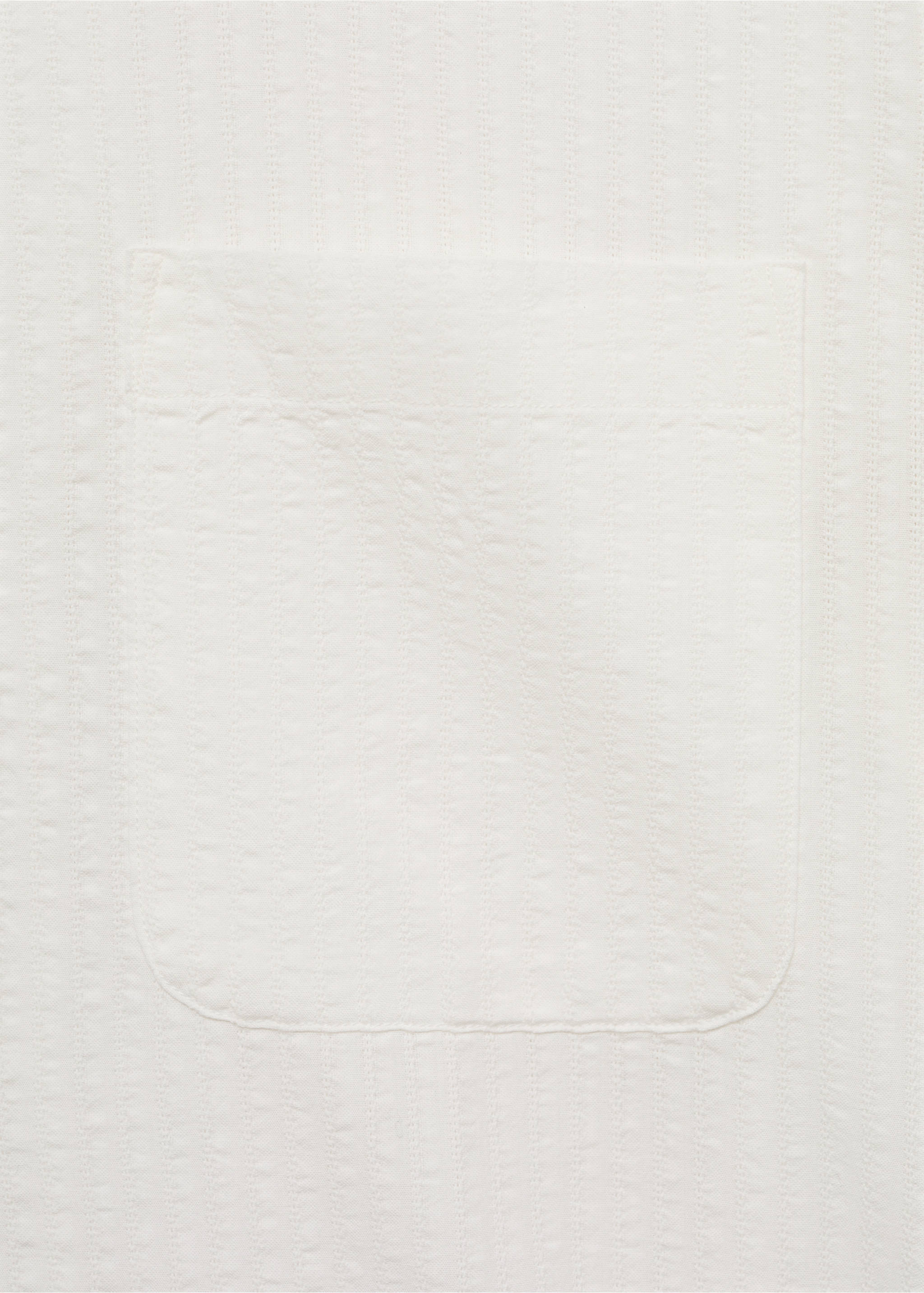 Chemise regular-fit seersucker - Détail de l'article 0, Blanc cassé. Ref: 17041228-00.