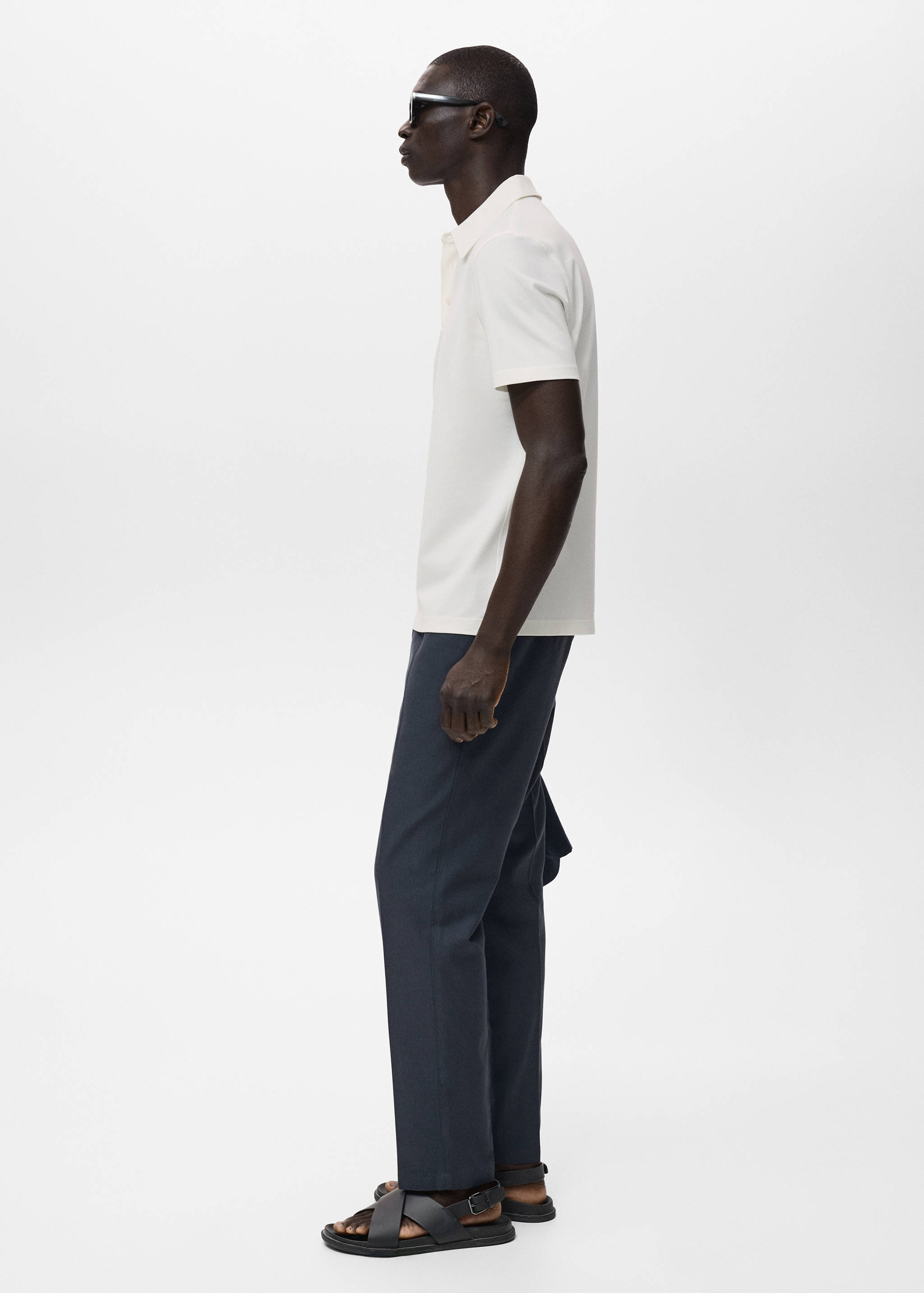 Cotton piqué polo shirt - Details of the article 2