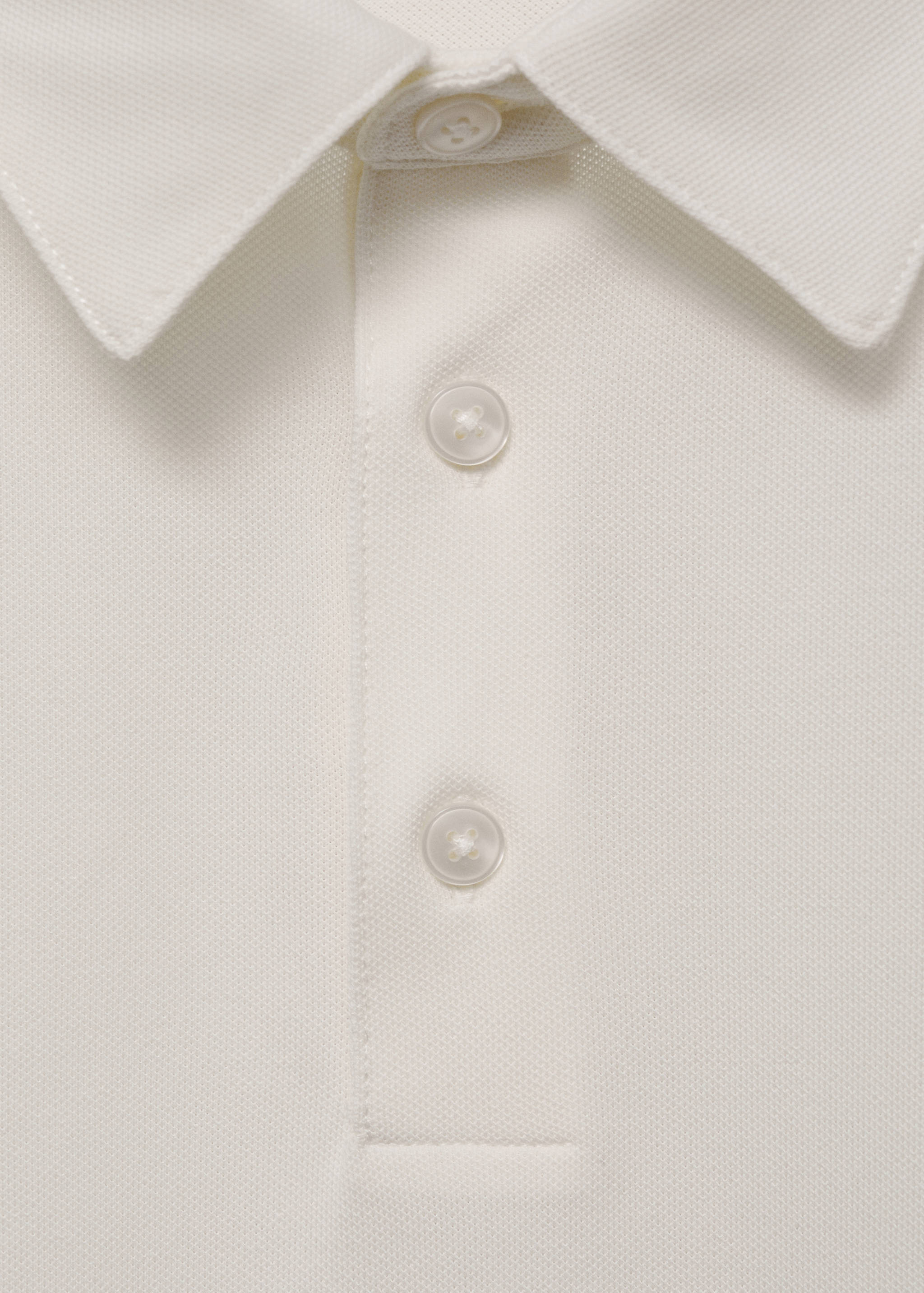 Cotton piqué polo shirt - Details of the article 8