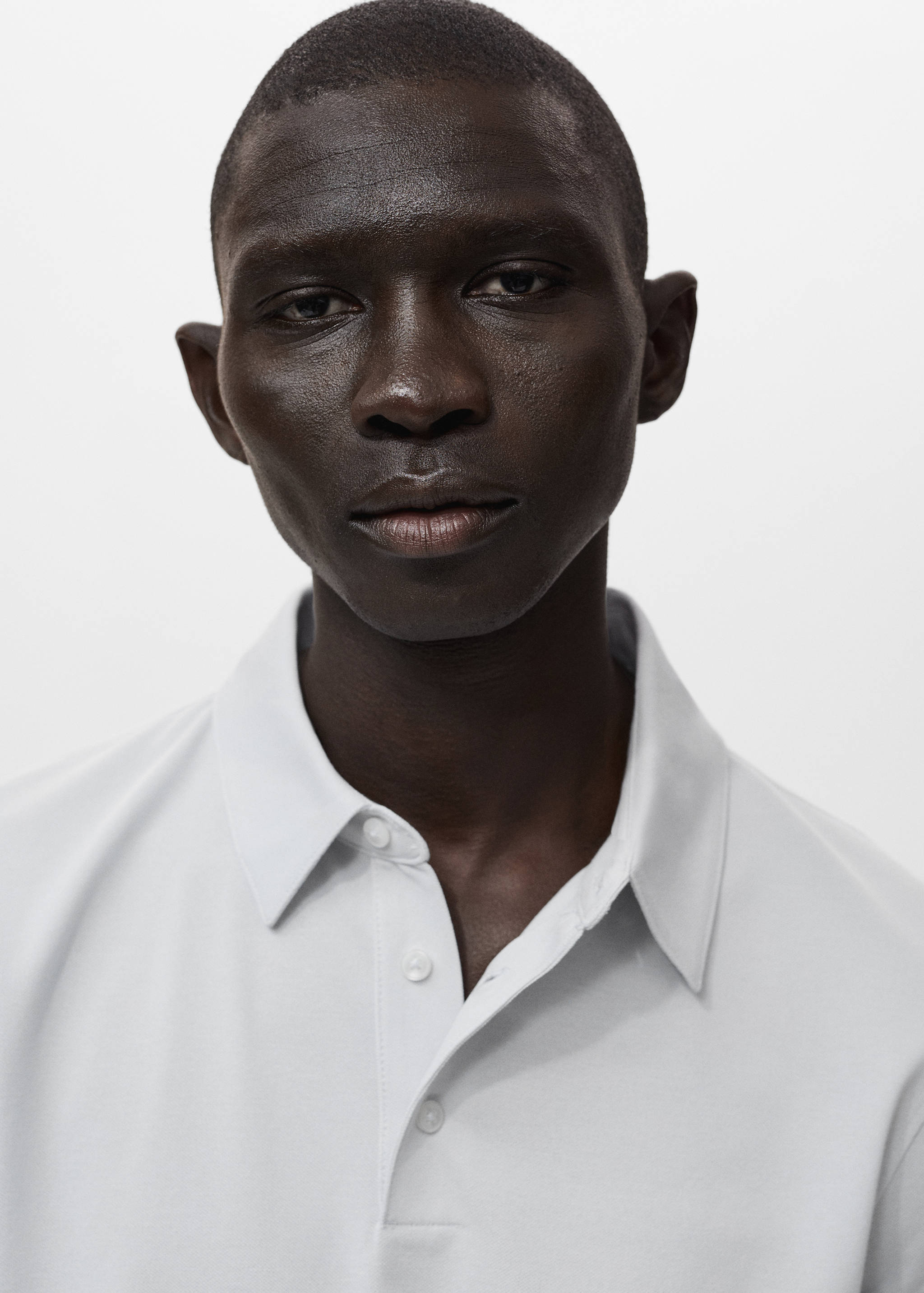 Cotton piqué polo shirt - Details of the article 1