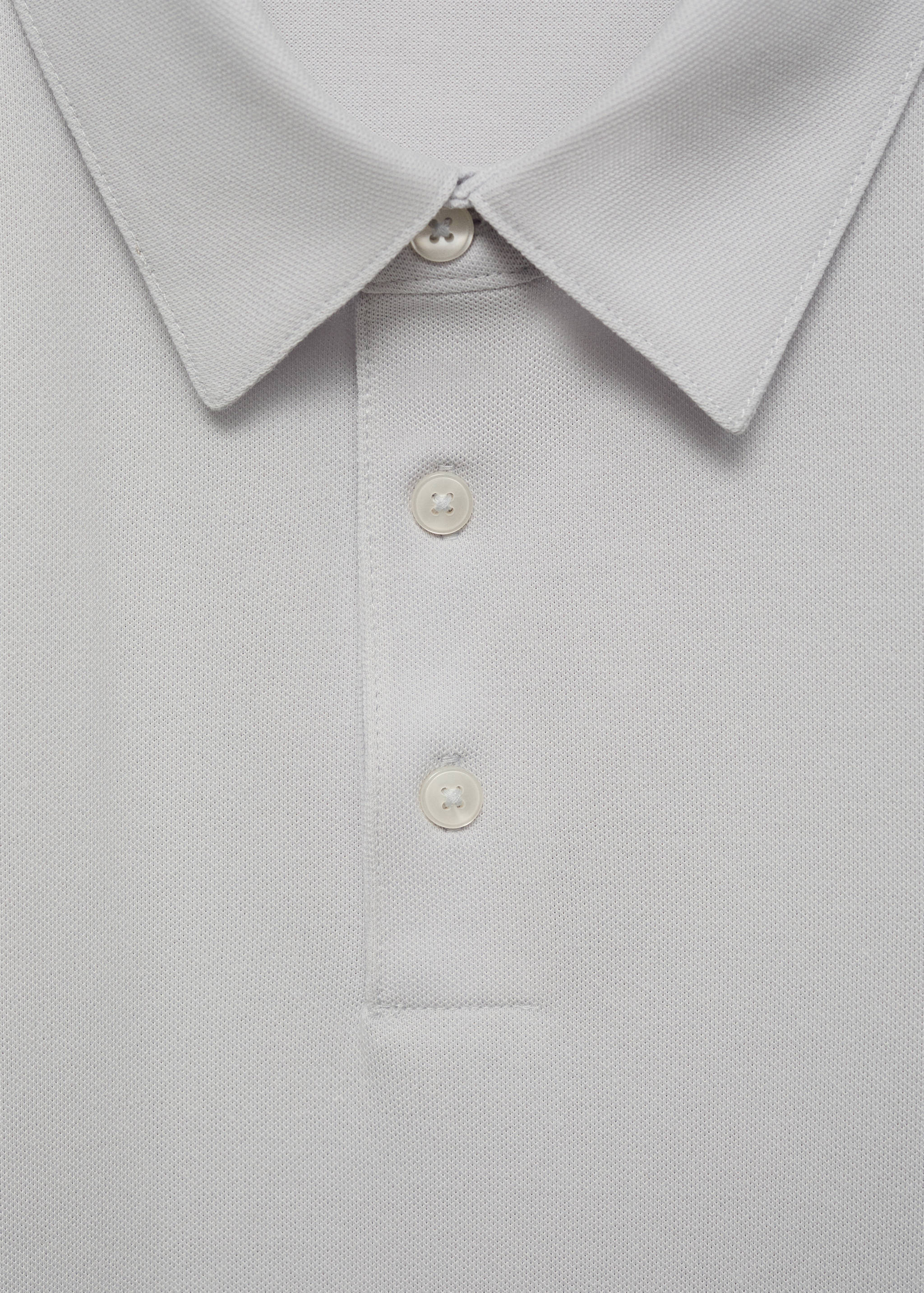Cotton piqué polo shirt - Details of the article 8