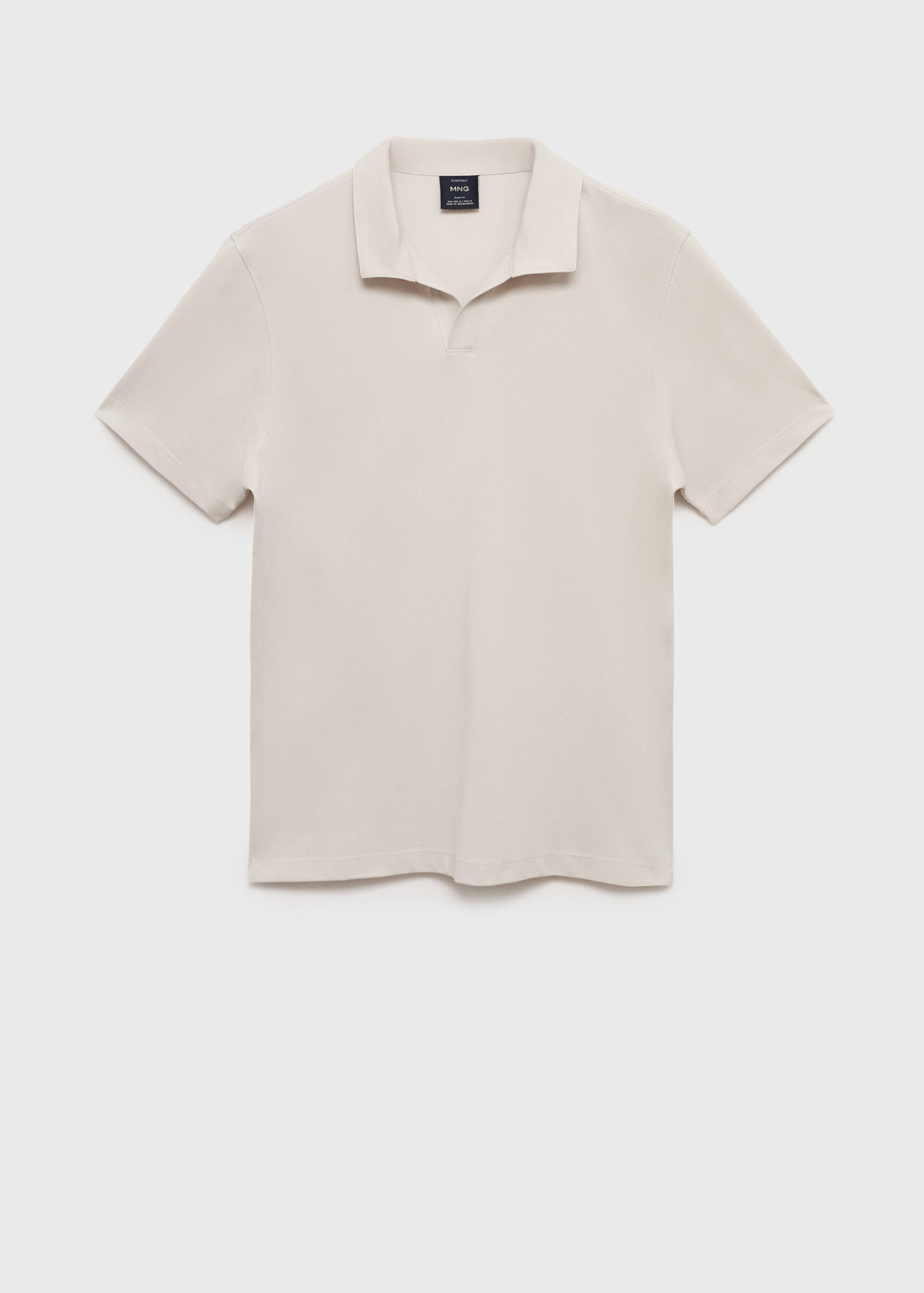 Cotton piqué polo shirt - Article without model