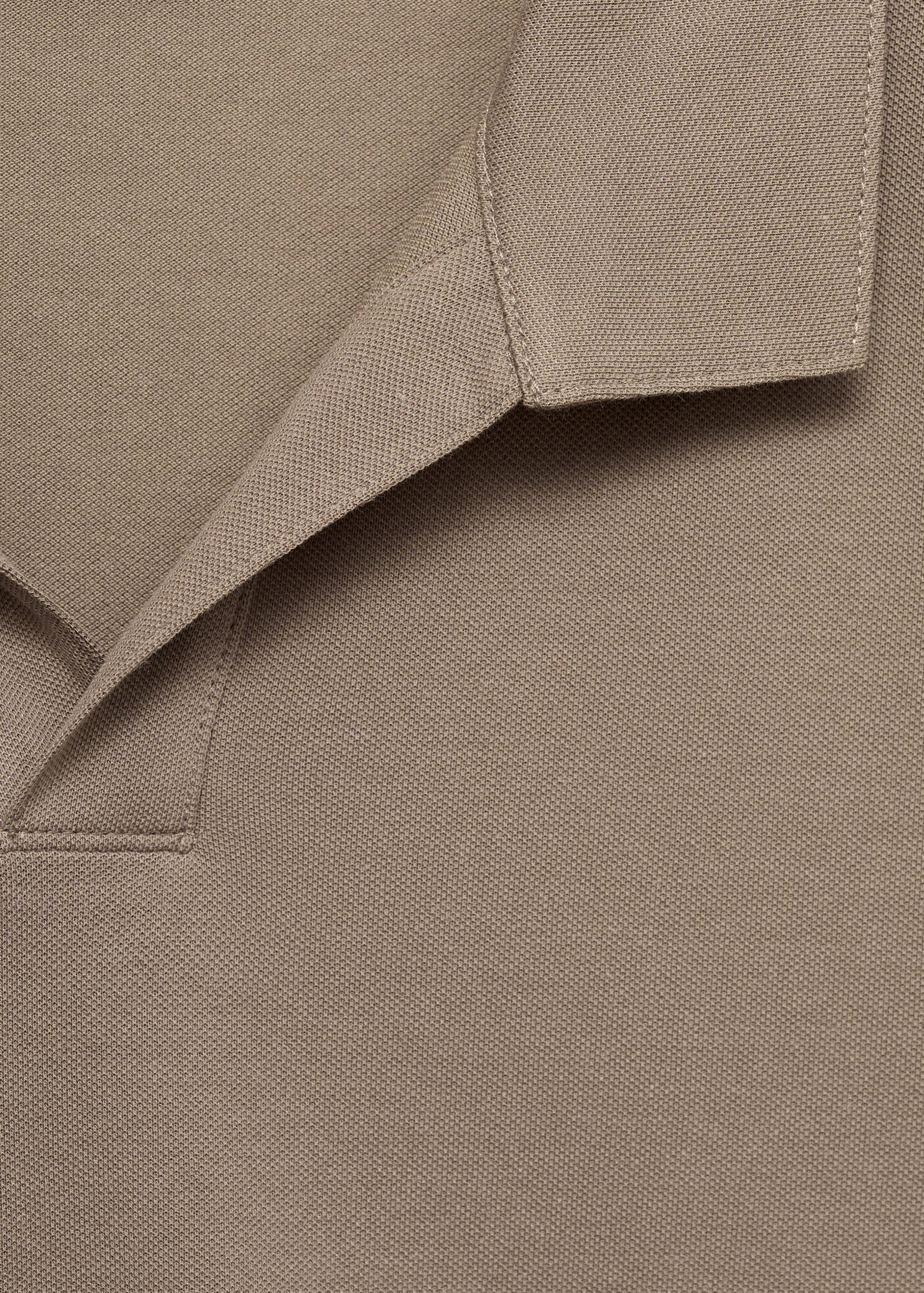Cotton piqué polo shirt - Details of the article 8