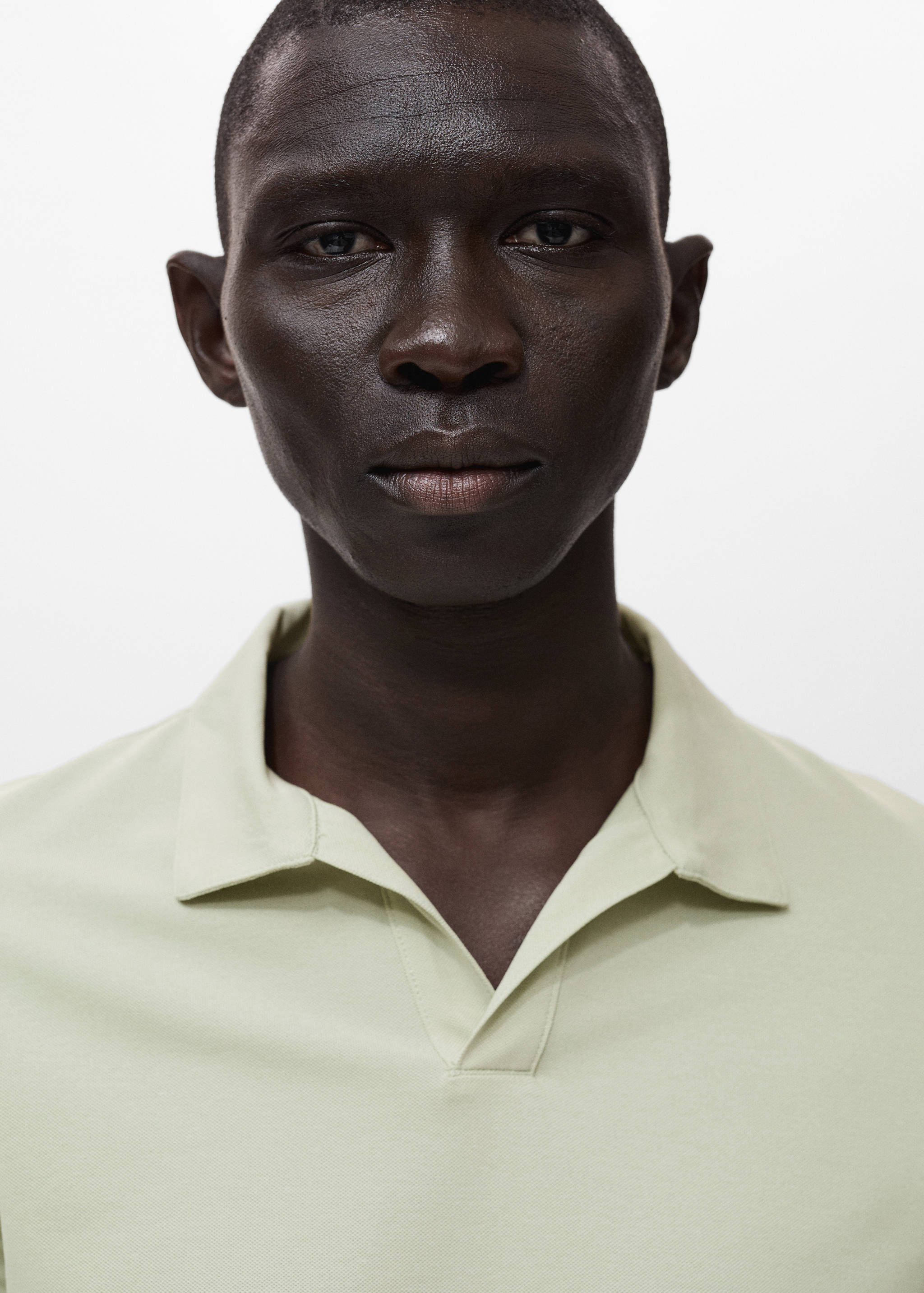 Cotton piqué polo shirt - Details of the article 1