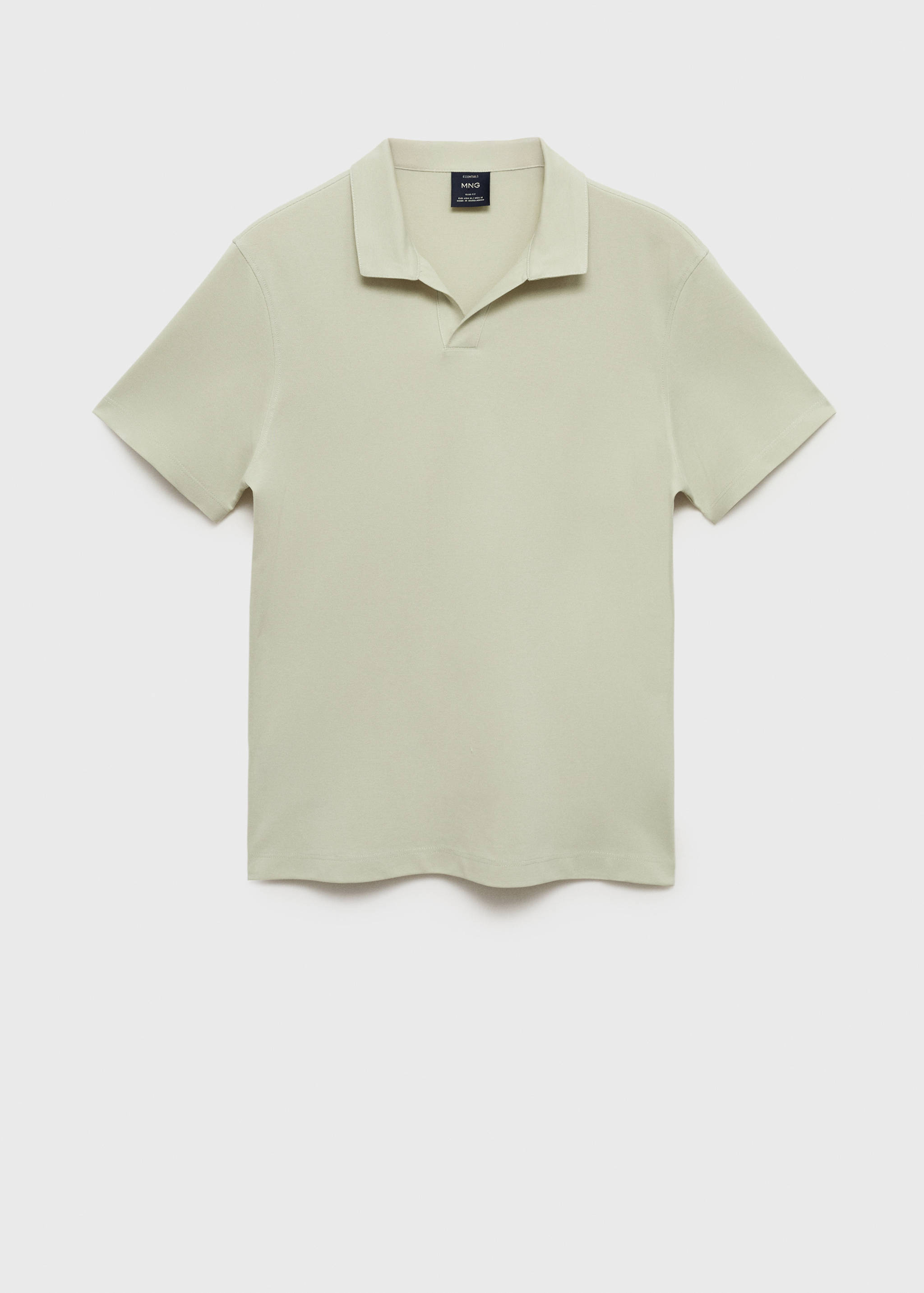 Cotton piqué polo shirt - Article without model