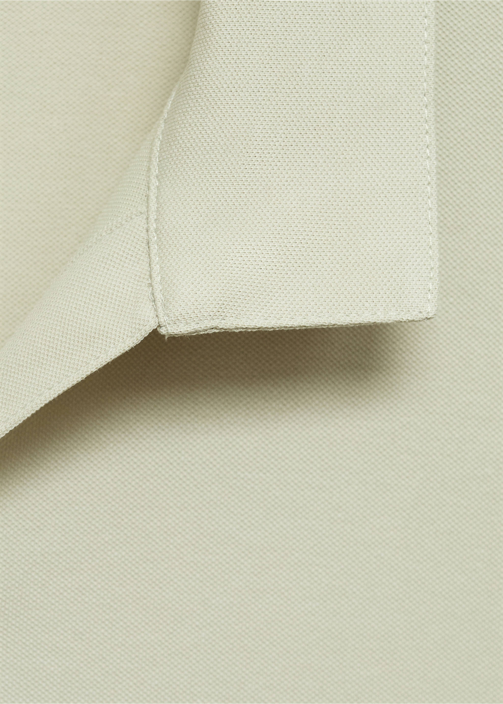 Cotton piqué polo shirt - Details of the article 8, Mint Green. Ref: 17041231-00.