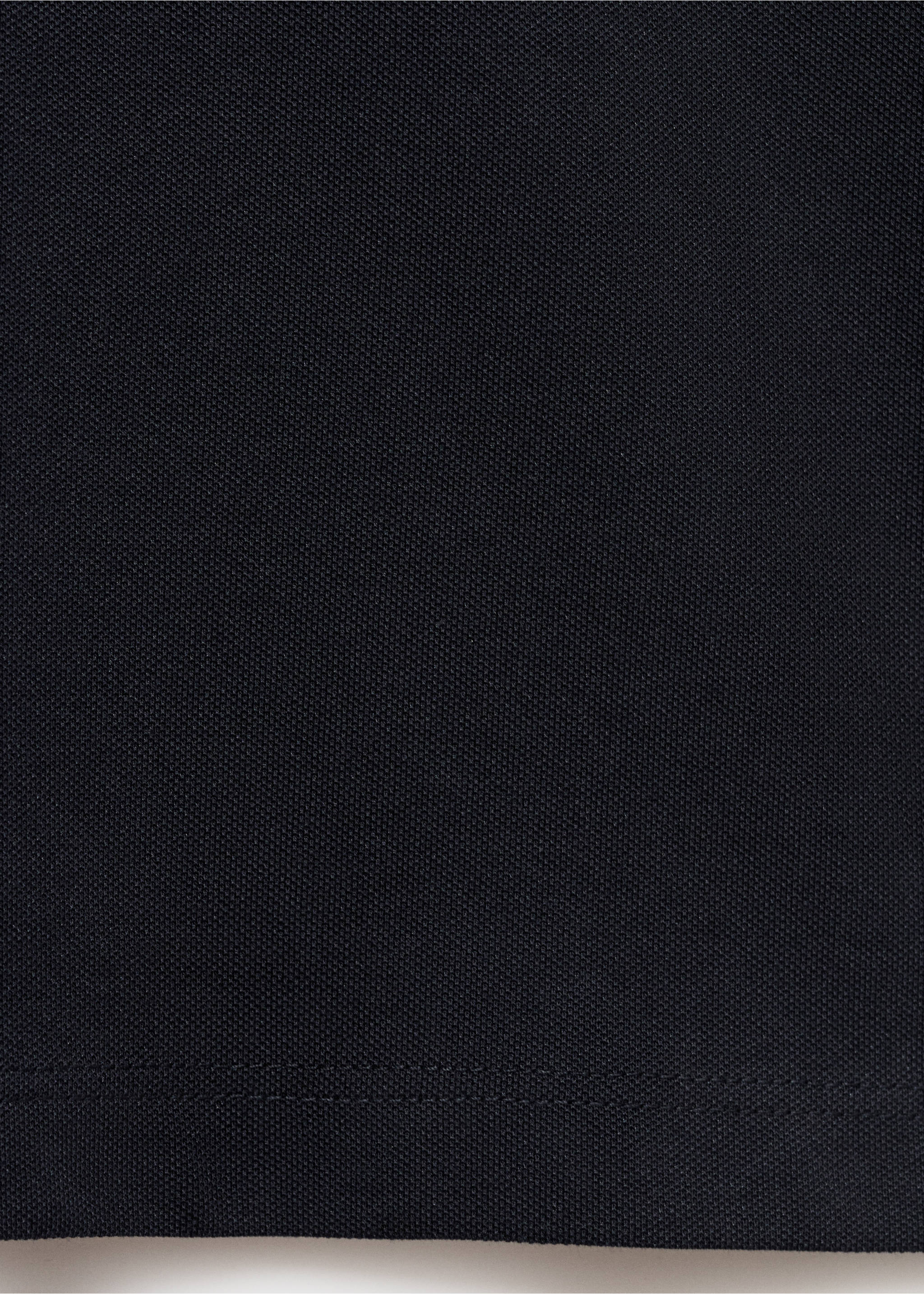 Cotton piqué polo shirt - Details of the article 0, Night Blue. Ref: 17041231-00.