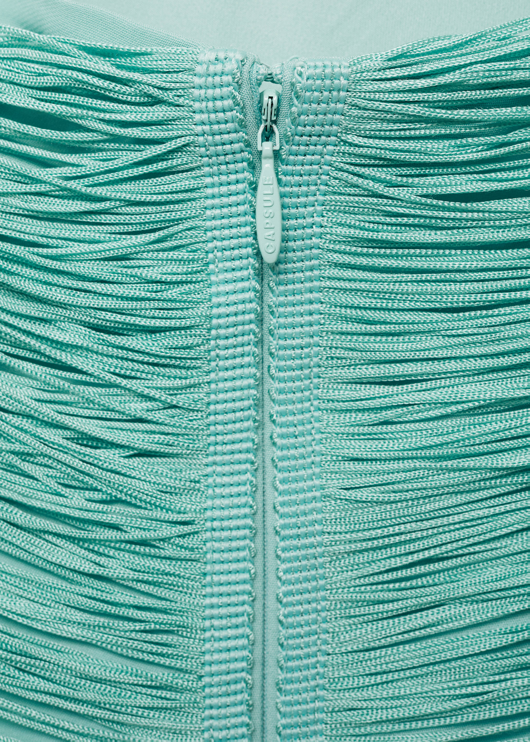 Vestido flecos espalda escotada - Detalle del artículo 0