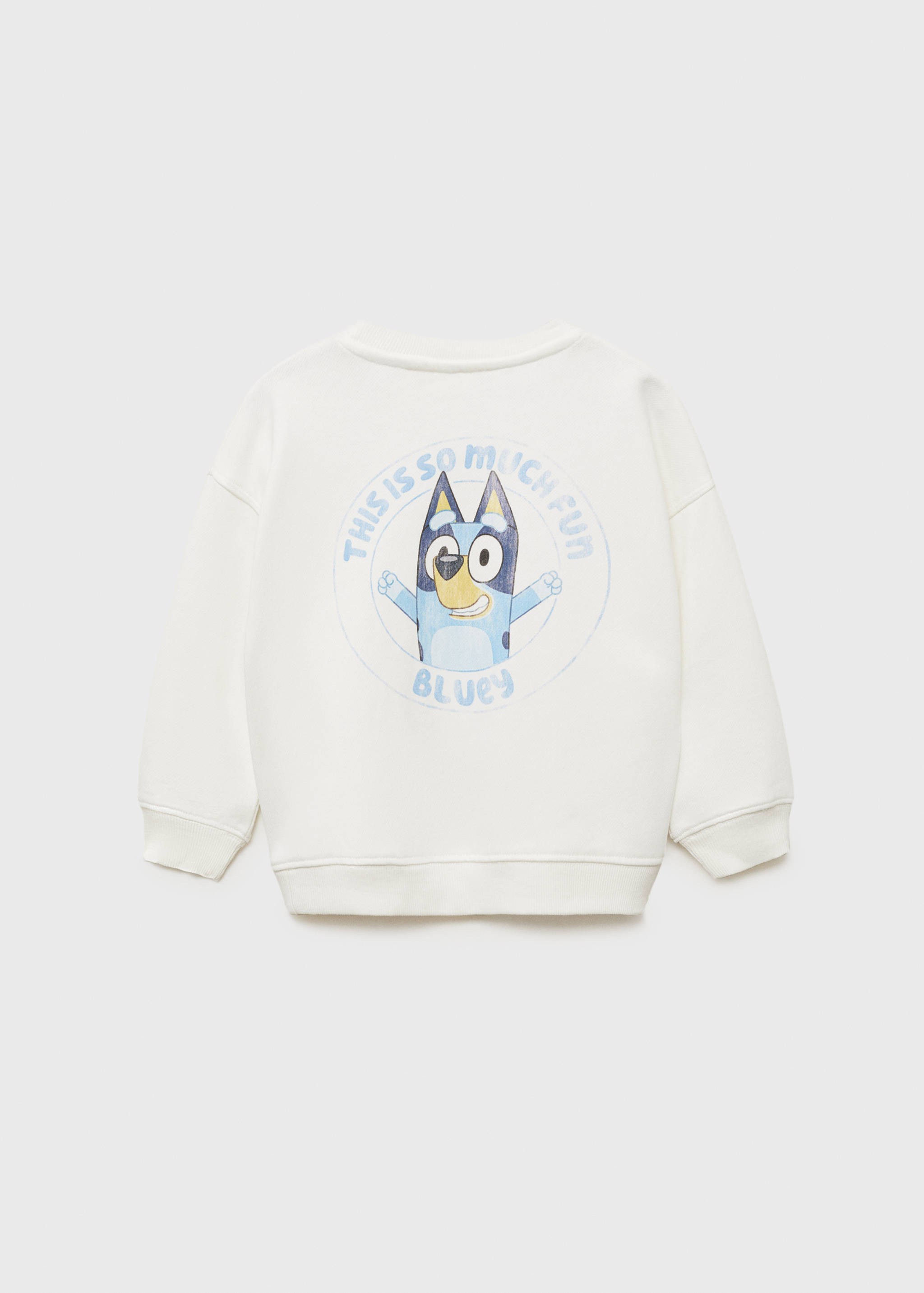 Printed cotton sweatshirt - Reverse of the article