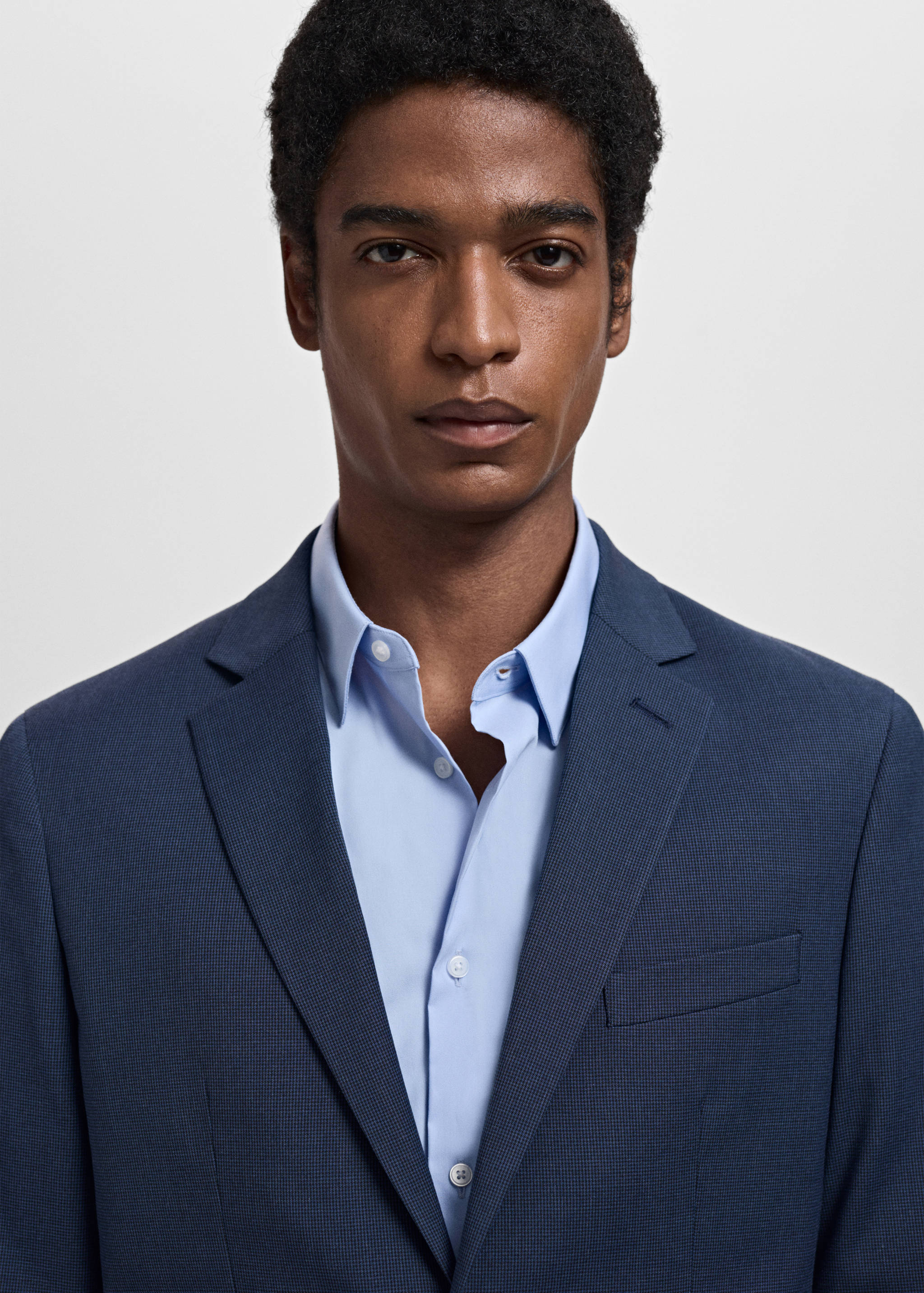 Super slim-fit blazer van stretchstof - Detail van het artikel 1