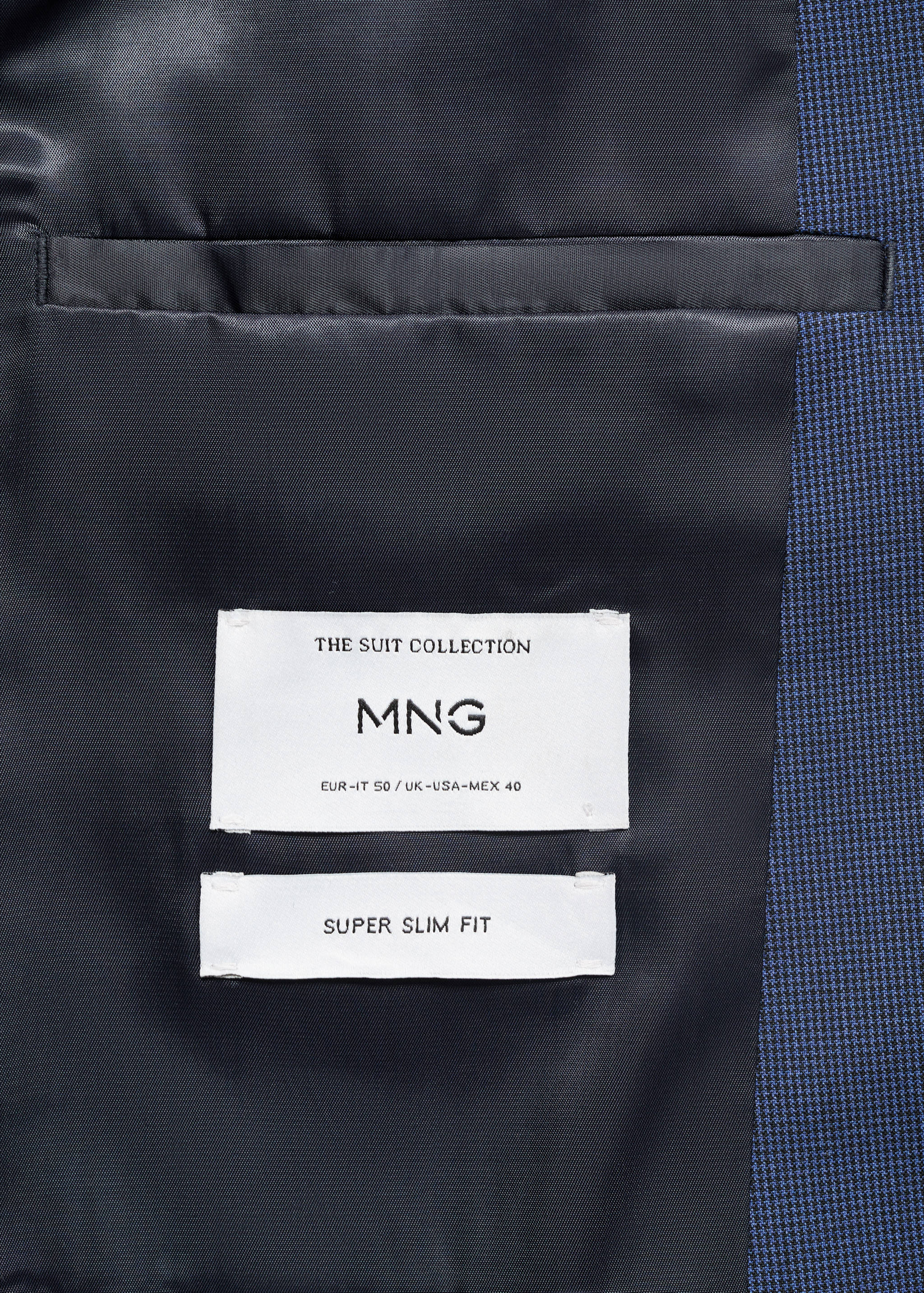 Super slim-fit blazer van stretchstof - Detail van het artikel 0