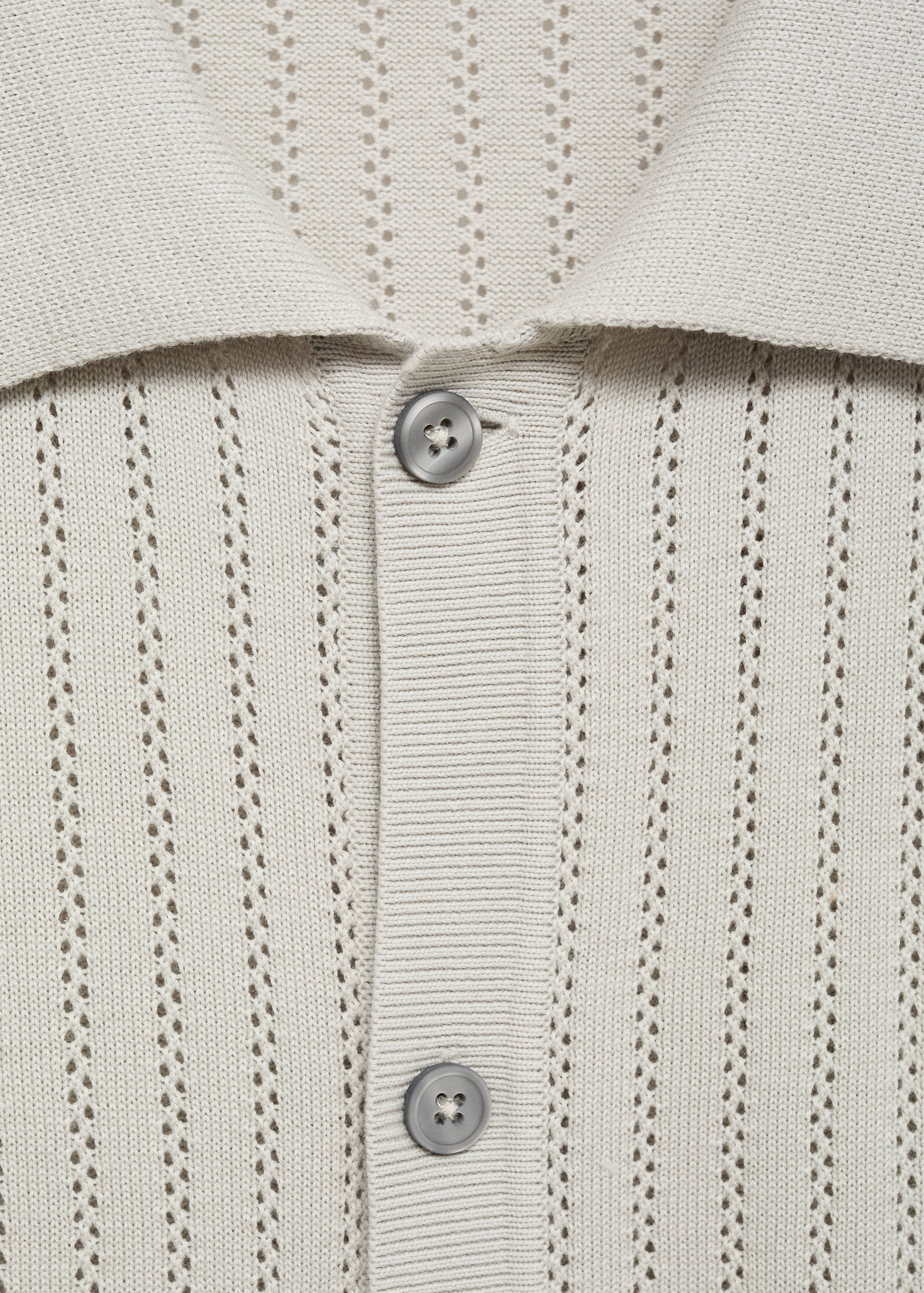 Baumwollhemd mit Lochmuster - Detail des Artikels 8