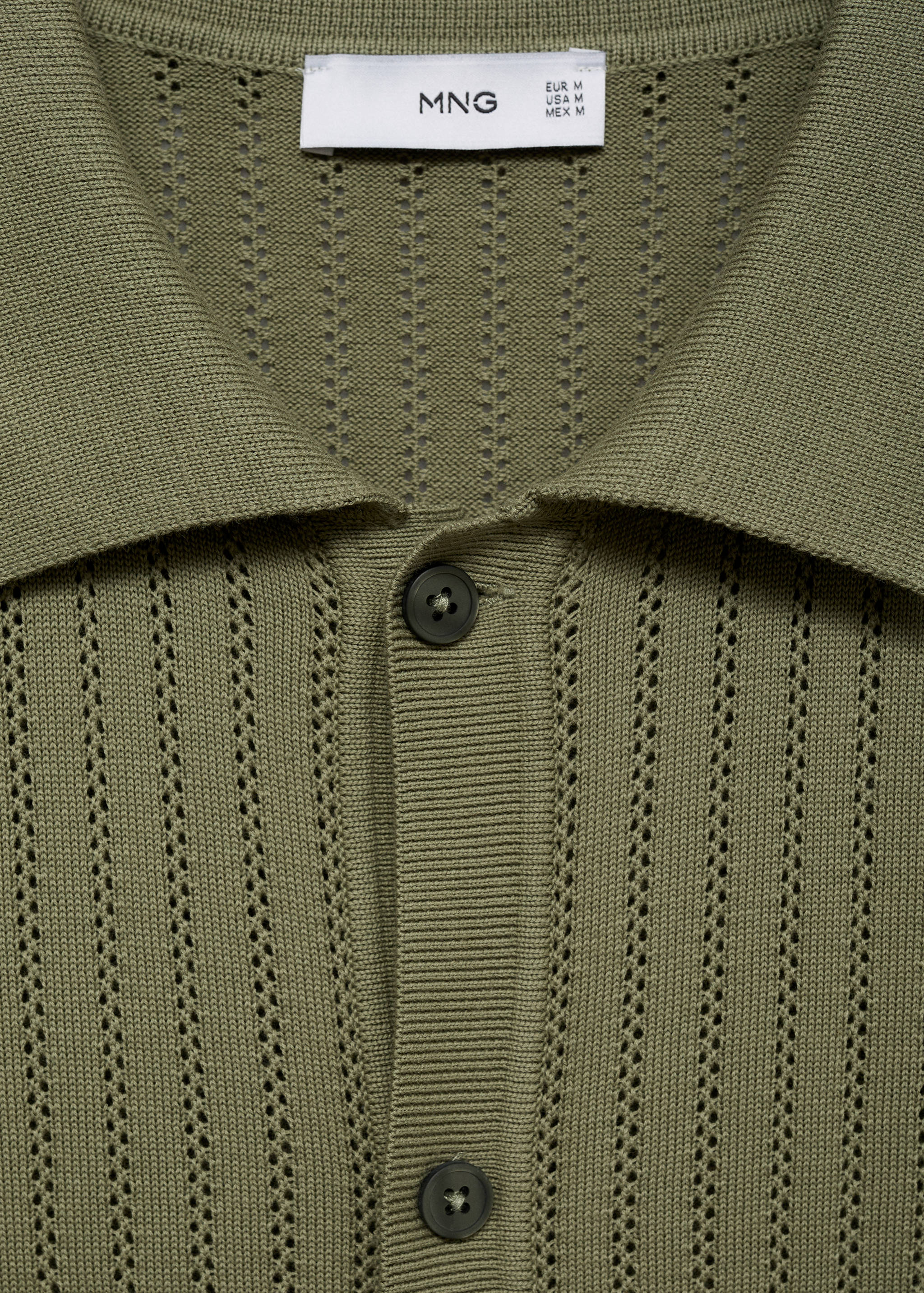 Baumwollhemd mit Lochmuster - Detail des Artikels 0