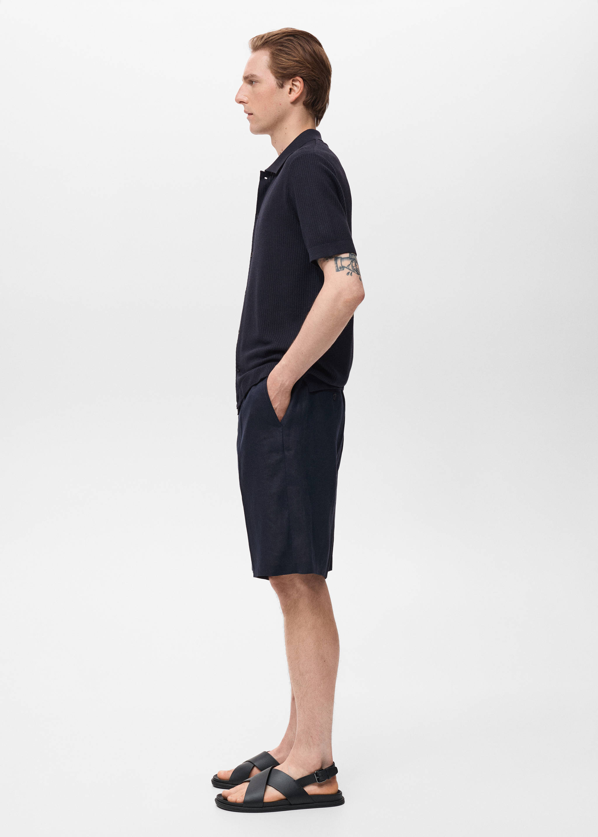 Rib-knit shirt - Details of the article 2