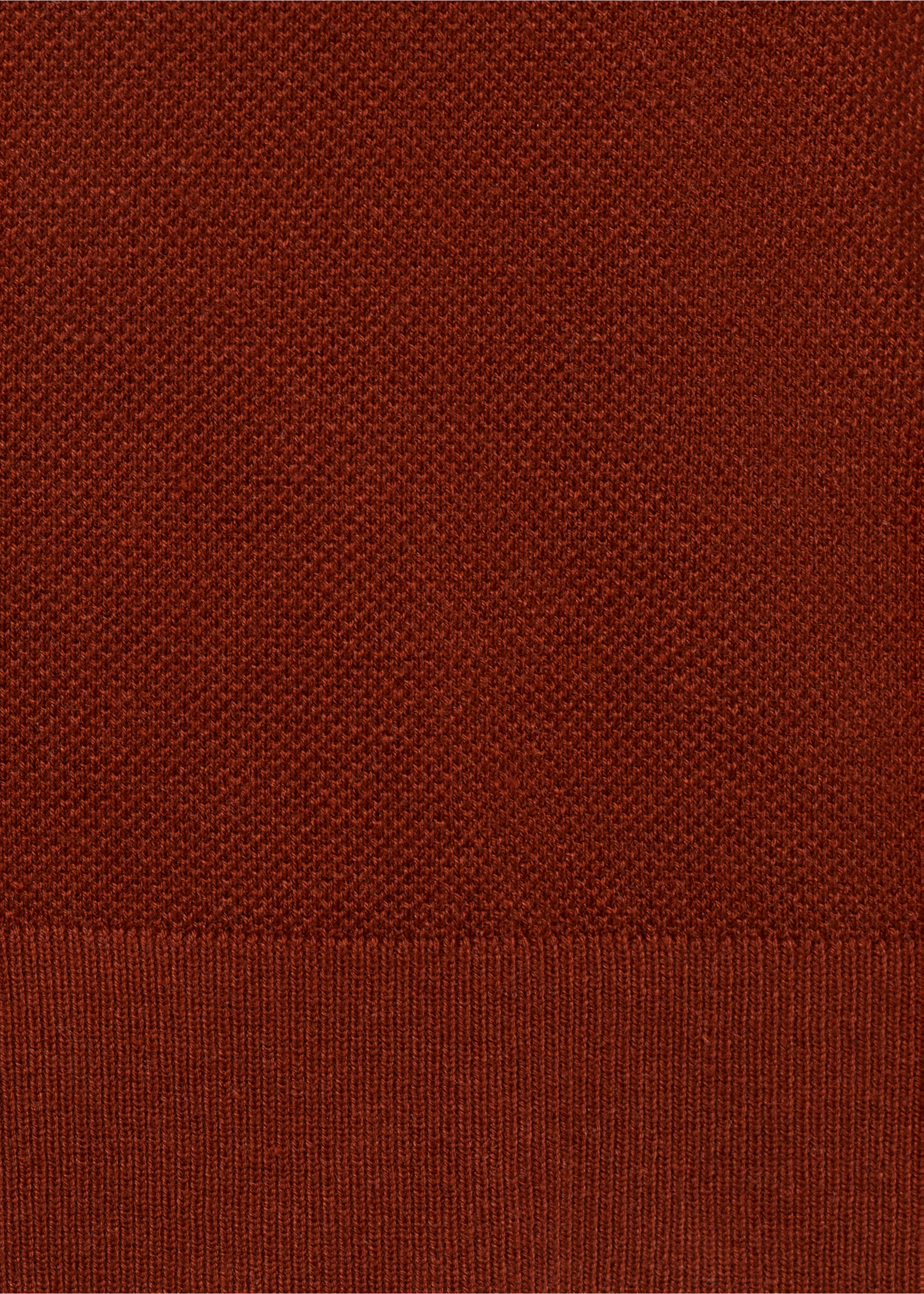 T-shirt maille fine coton - Détail de l'article 0, Orange brûlé. Ref: 17041247-00.