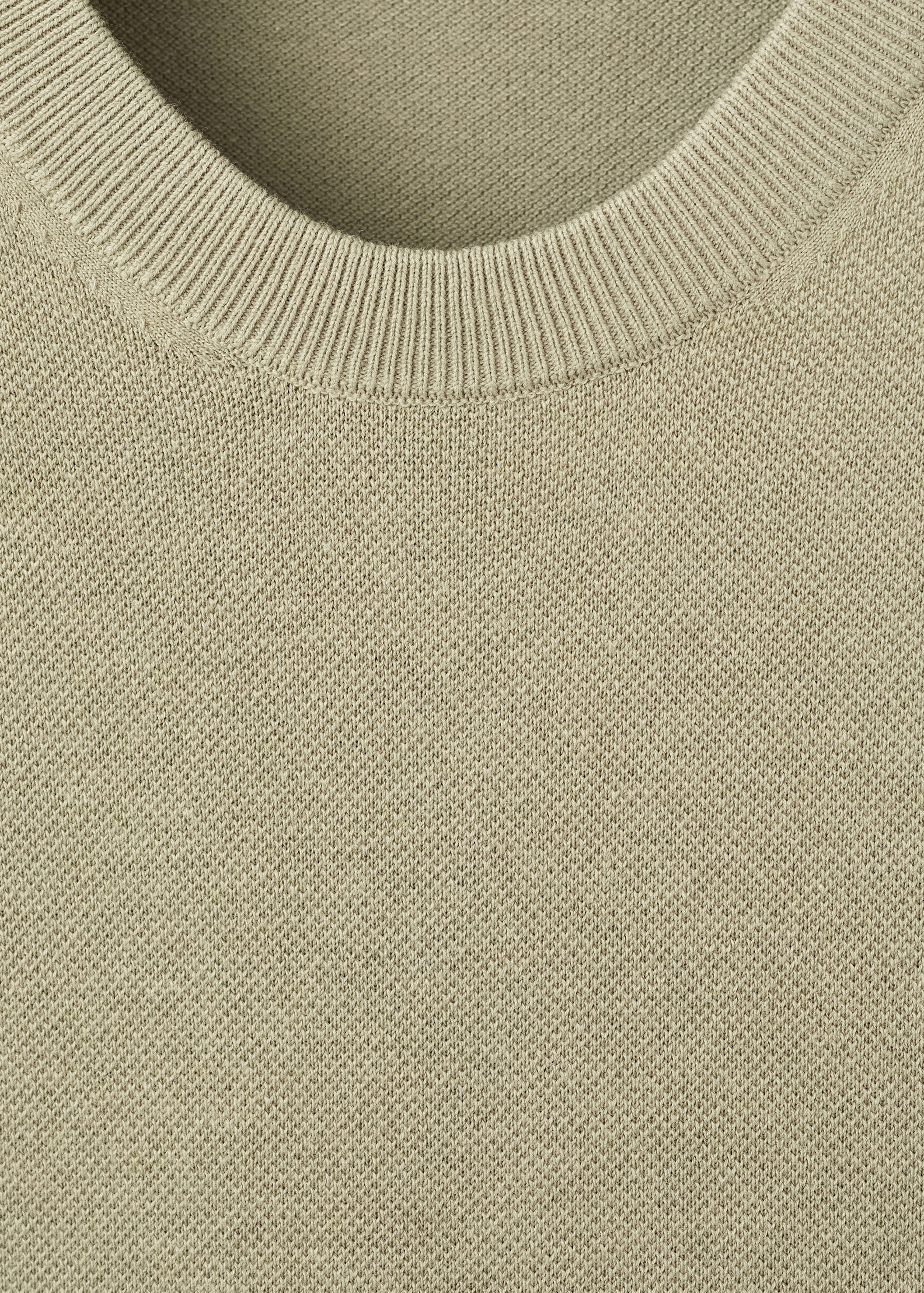 Cotton fine-knit t-shirt - Details of the article 8