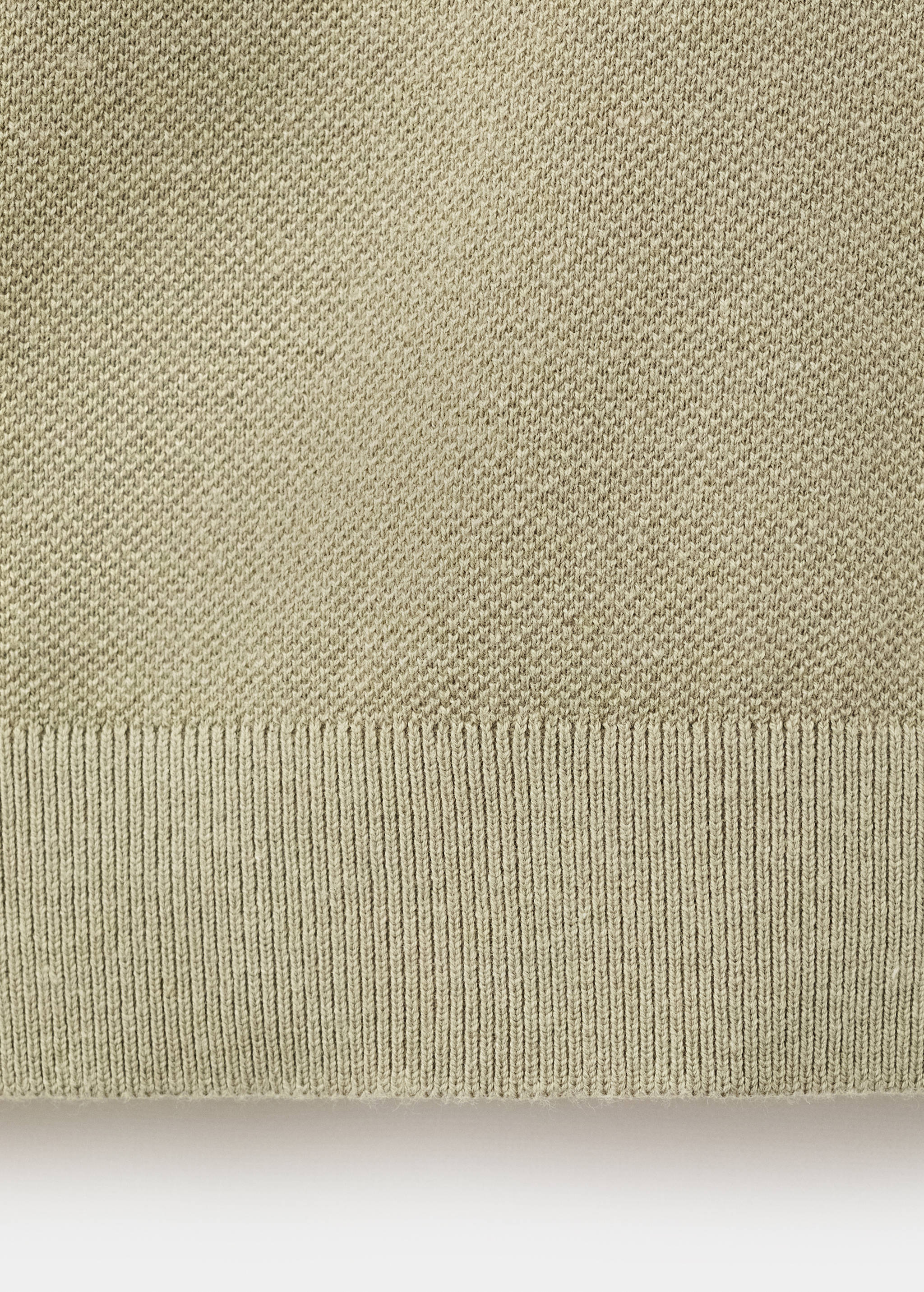 Cotton fine-knit t-shirt - Details of the article 0