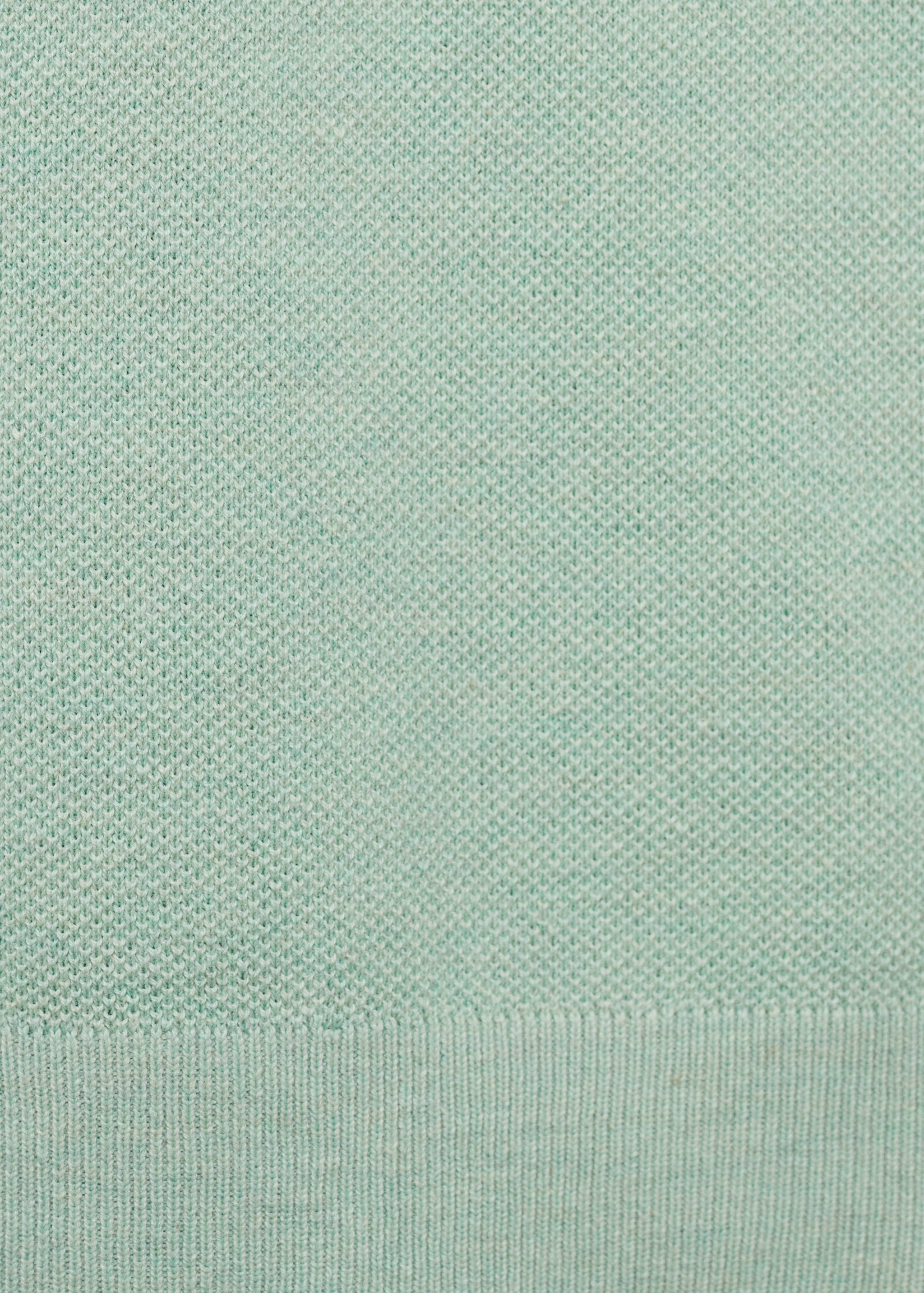 Cotton fine-knit t-shirt - Details of the article 0