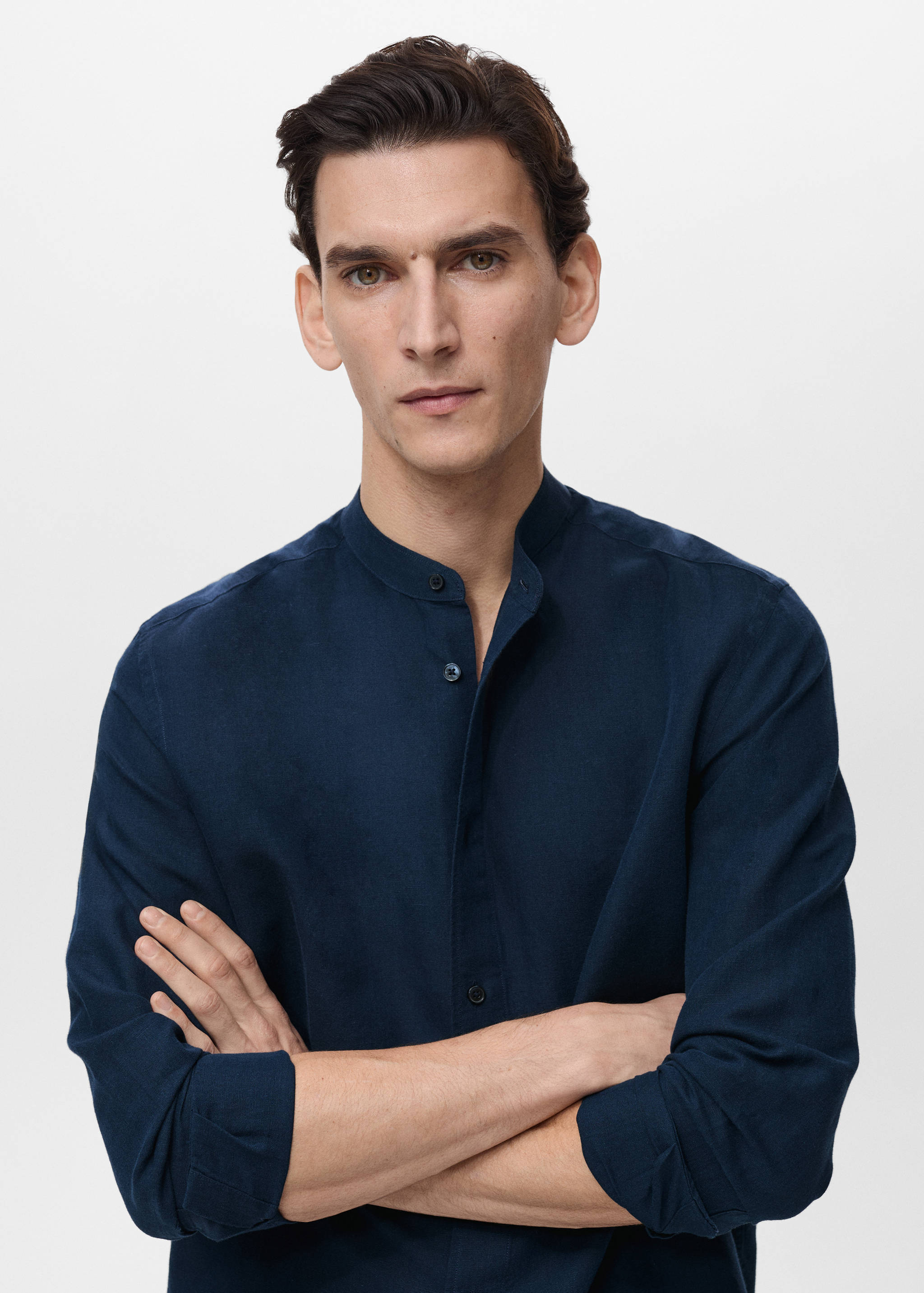 Chemise lin col mao - Détail de l'article 1