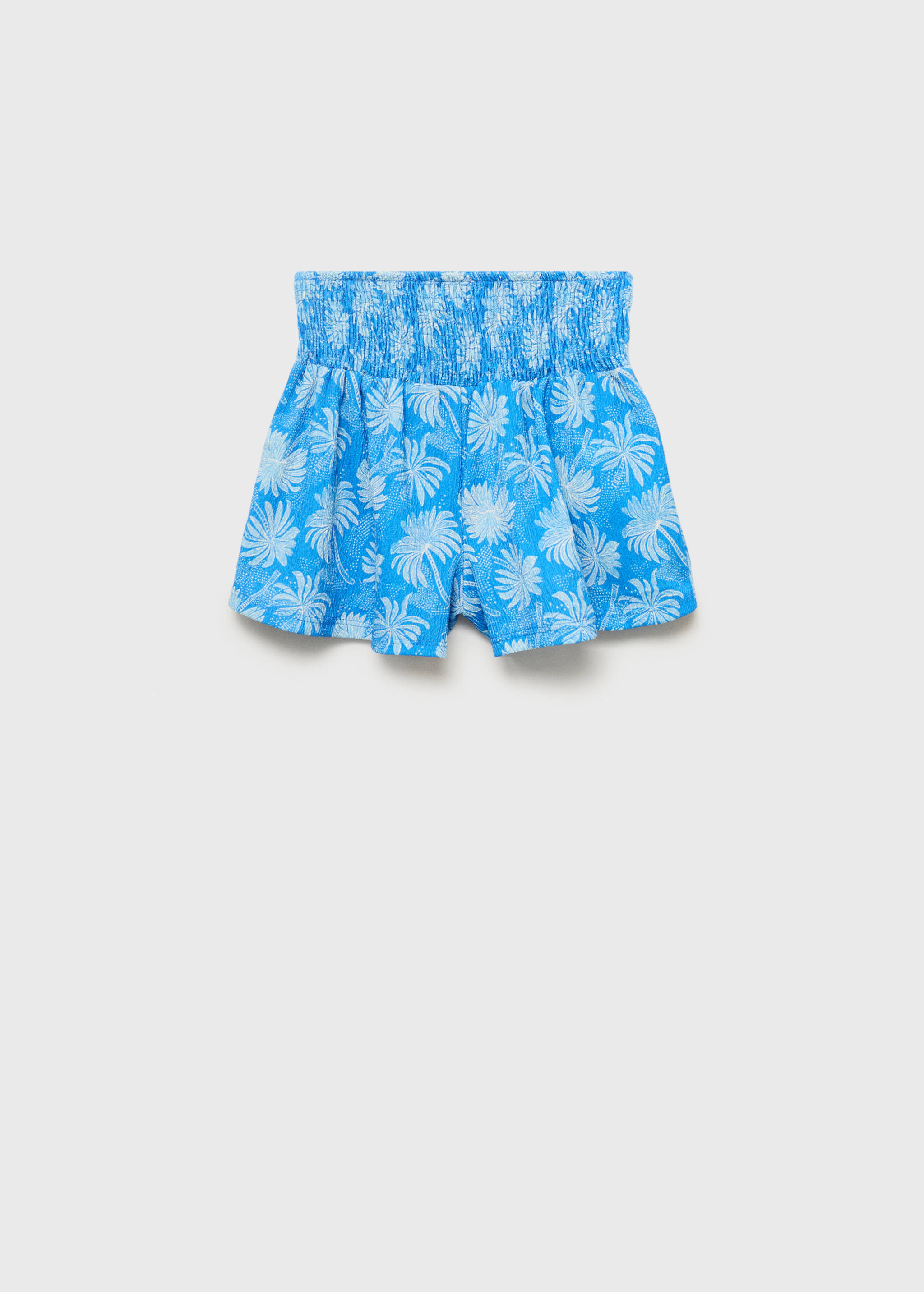 Shorts mit Blumenmuster - Rückseite des Artikels