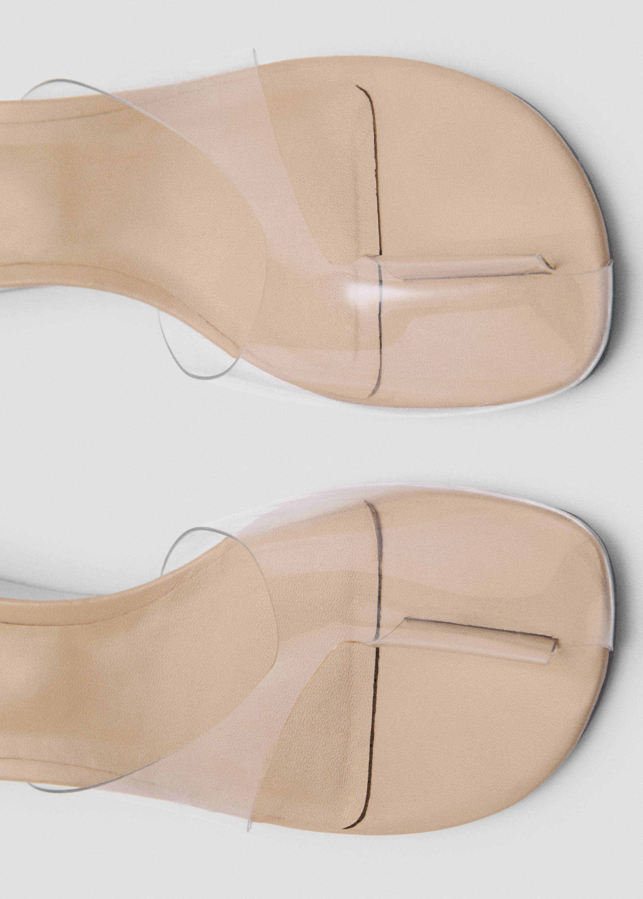 Πέδιλα από βινύλιο με διάφανη πλατφόρμα - Λεπτομέρεια του προϊόντος 3