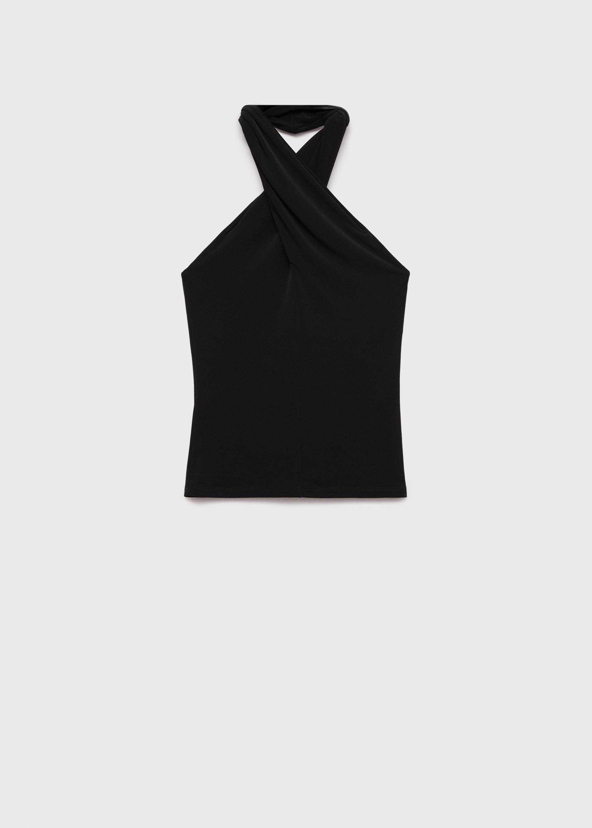 Crossed halter top - Article without model