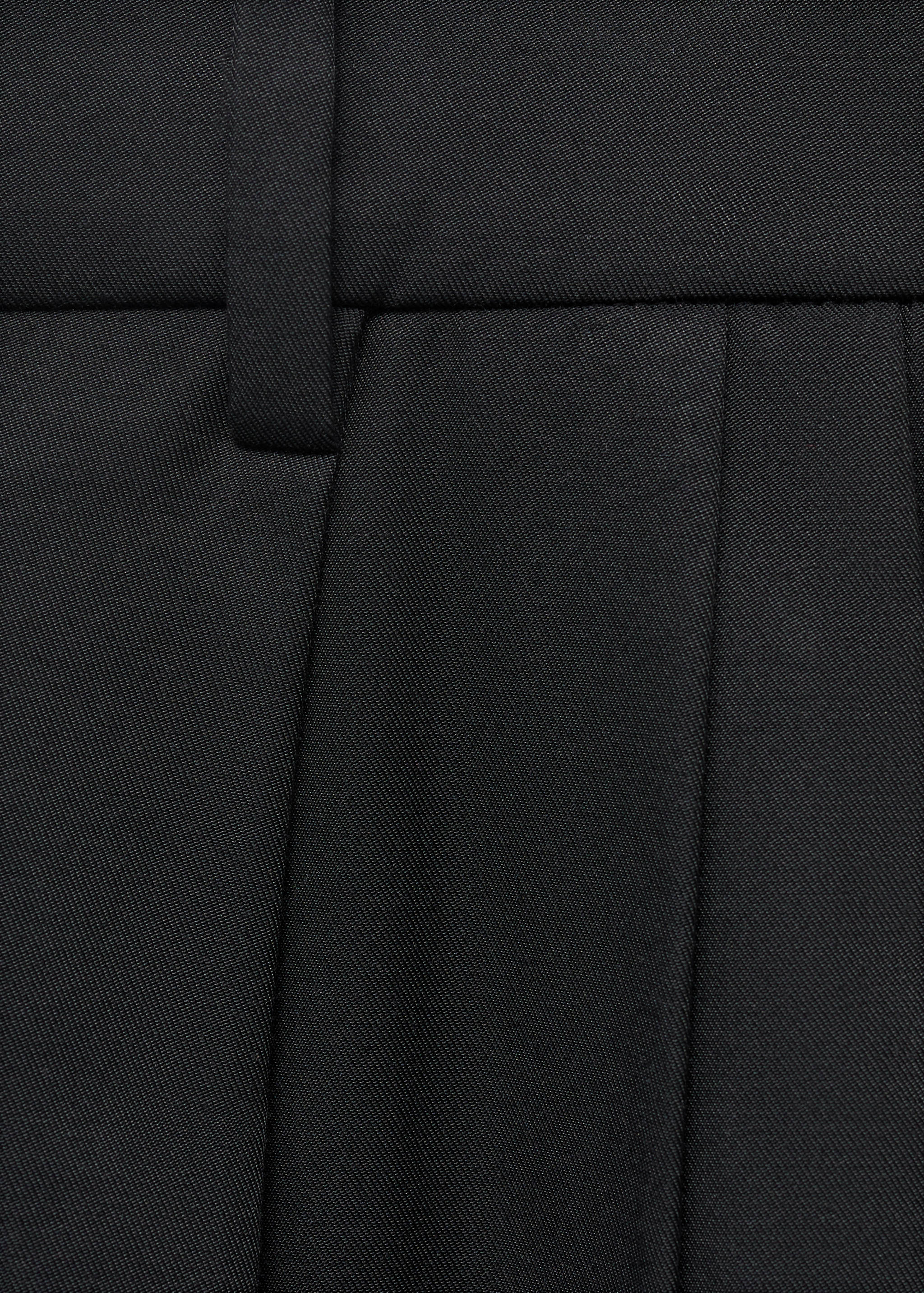 Straight-leg cotton pleated trousers - Details of the article 0