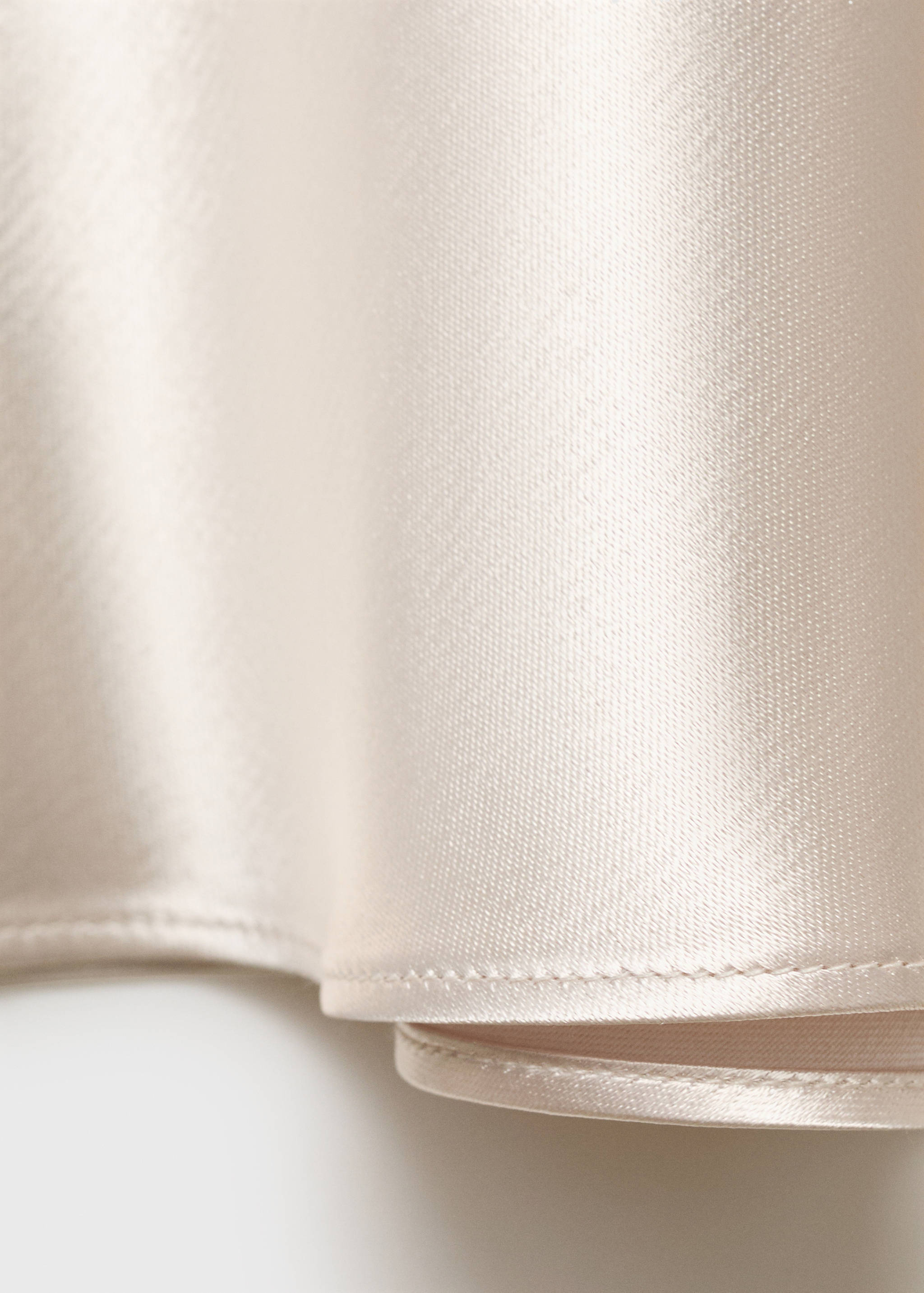 Midi satin skirt - Details of the article 8