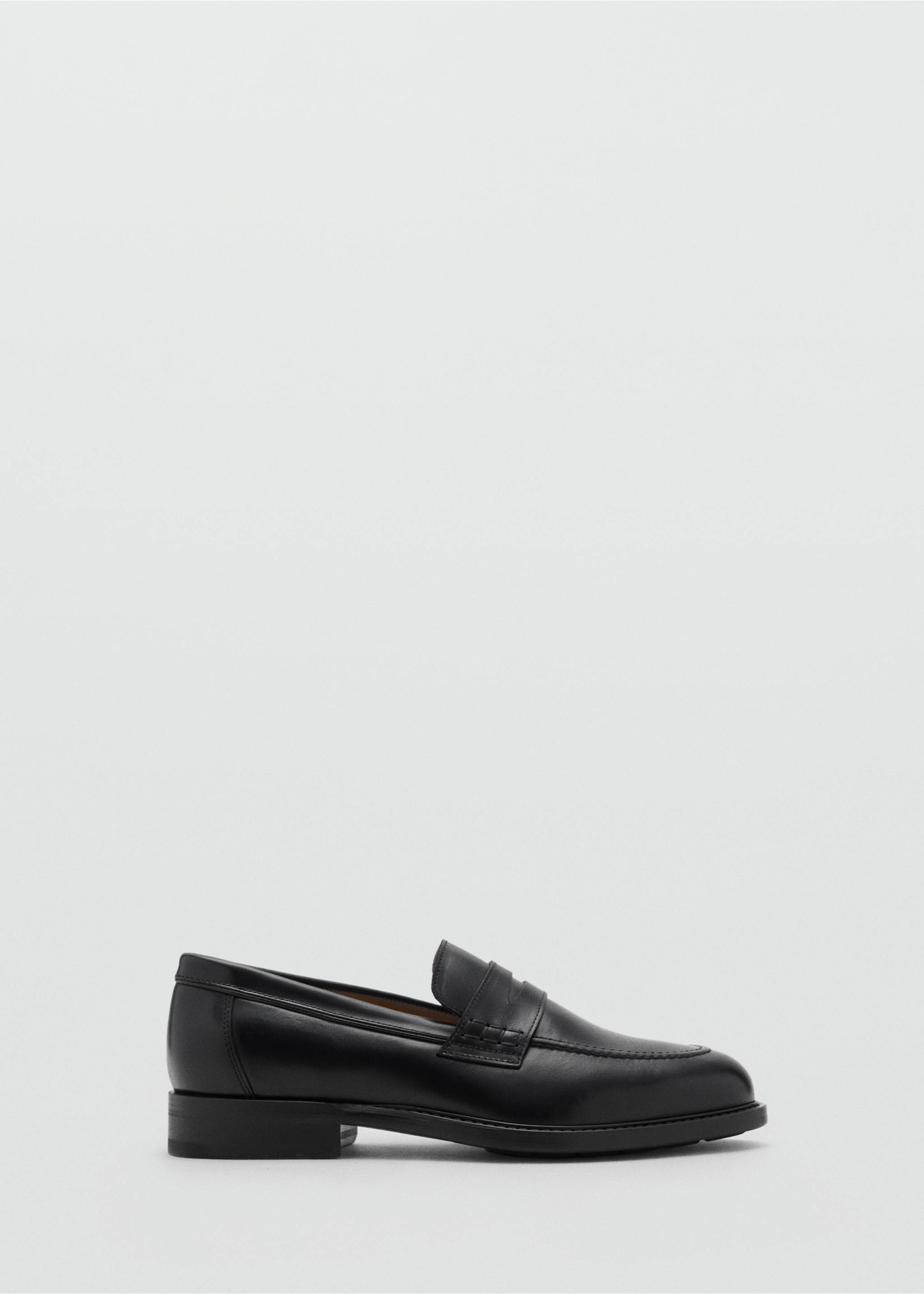 Leather penny loafers - Article without model, Black. Ref: 17041282-00.