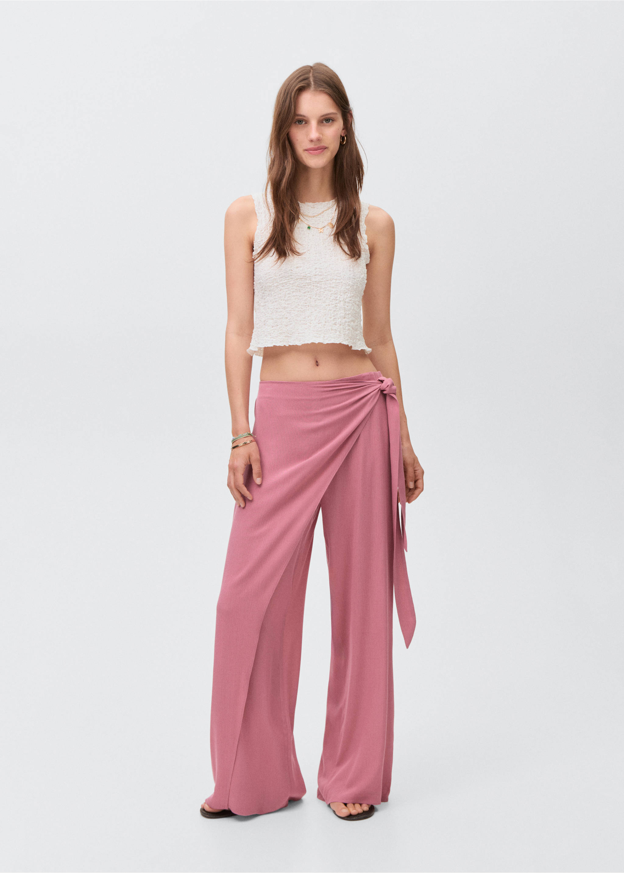 Pareo trousers - General plane, Pink. Ref: 17041516-00.