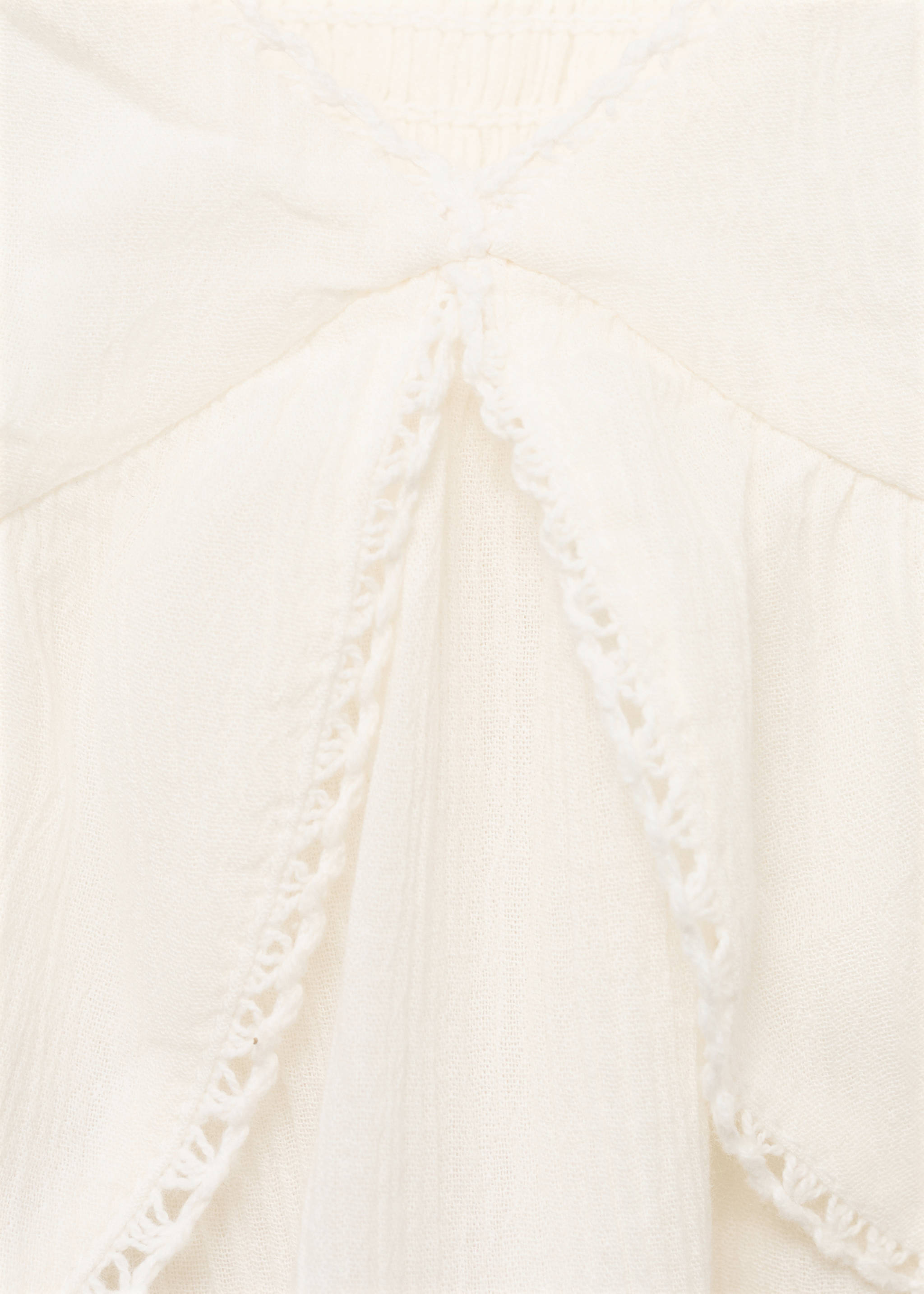 Ruffle top with lace detail - Details of the article 8
