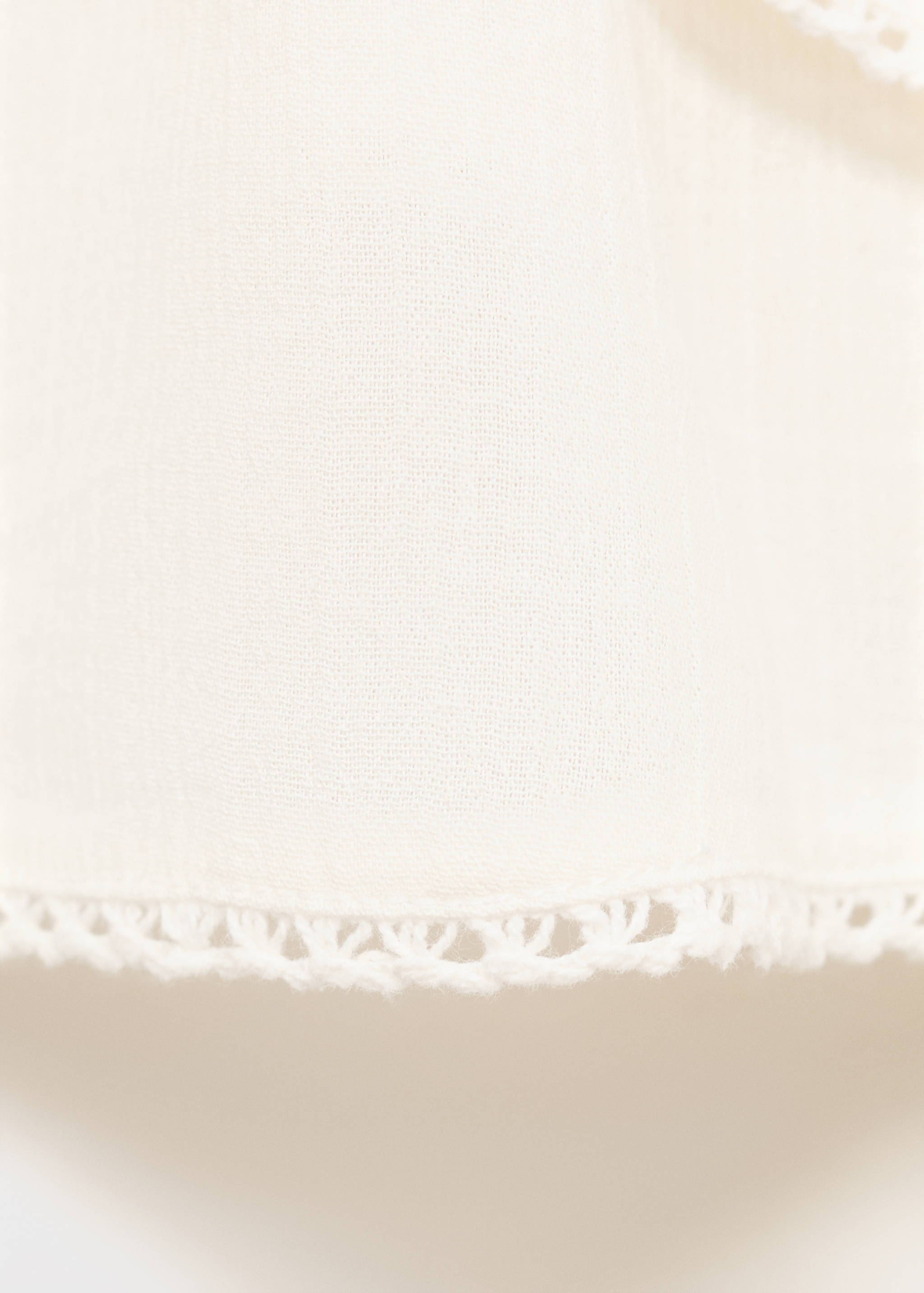 Ruffle top with lace detail - Details of the article 0