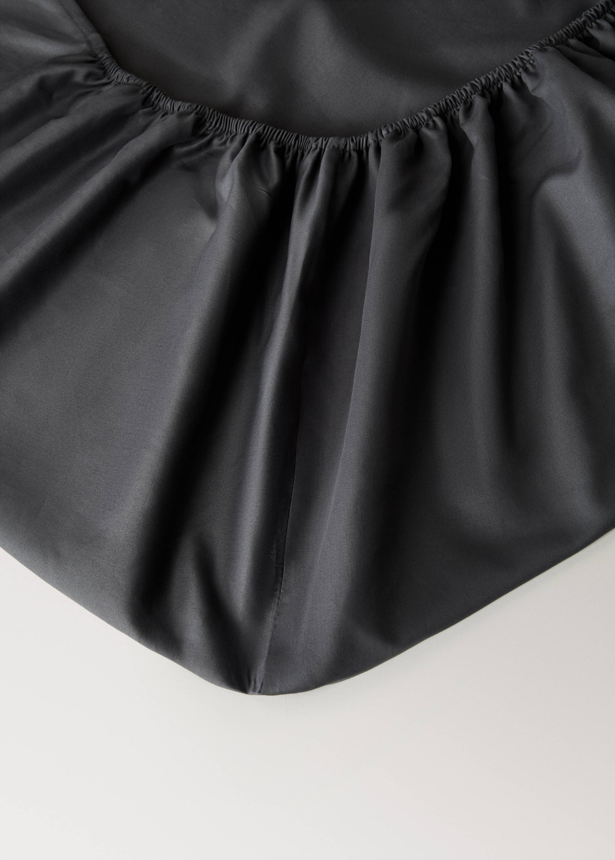 600 threads washed cotton fitted sheet Queen bed - Details of the article 1