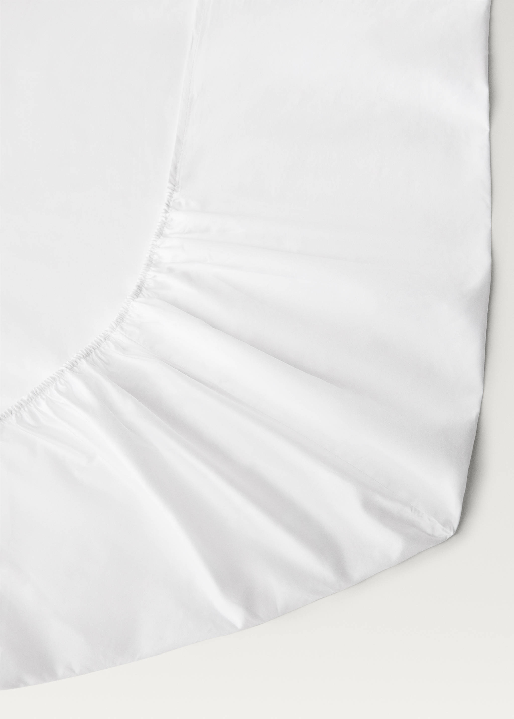 600 threads washed cotton fitted sheet King bed - Details of the article 2