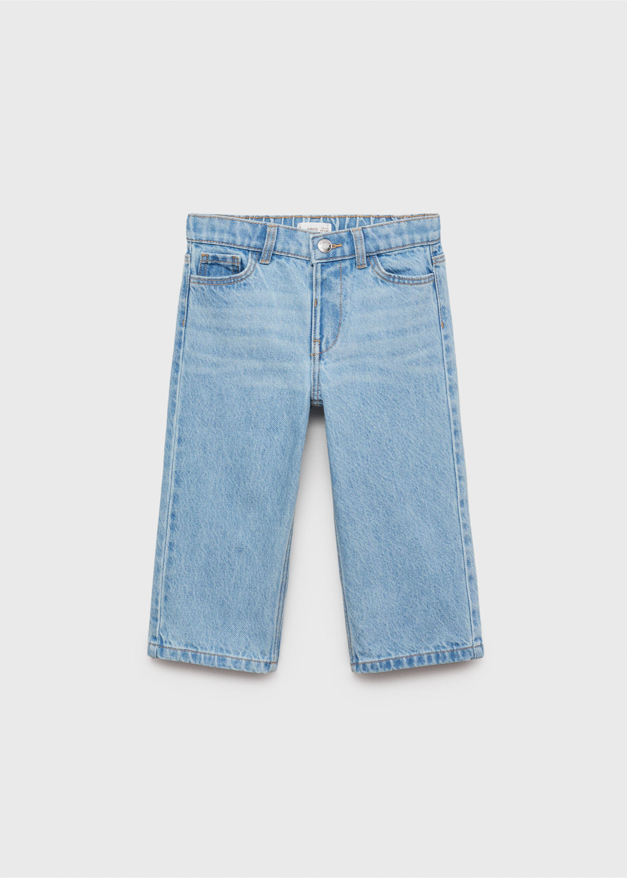 Cotton culotte jeans - Article without model, Light Blue. Ref: 17042030-00.