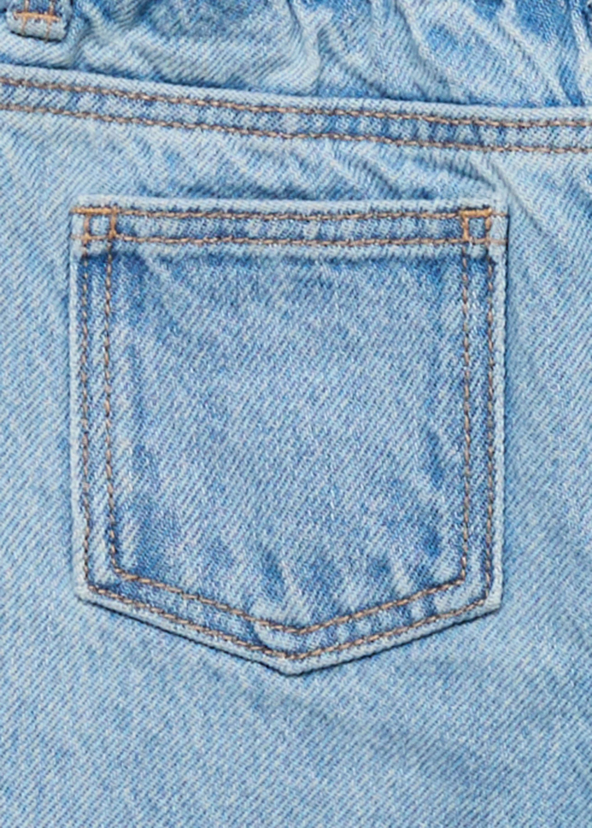Cotton culotte jeans - Details of the article 0