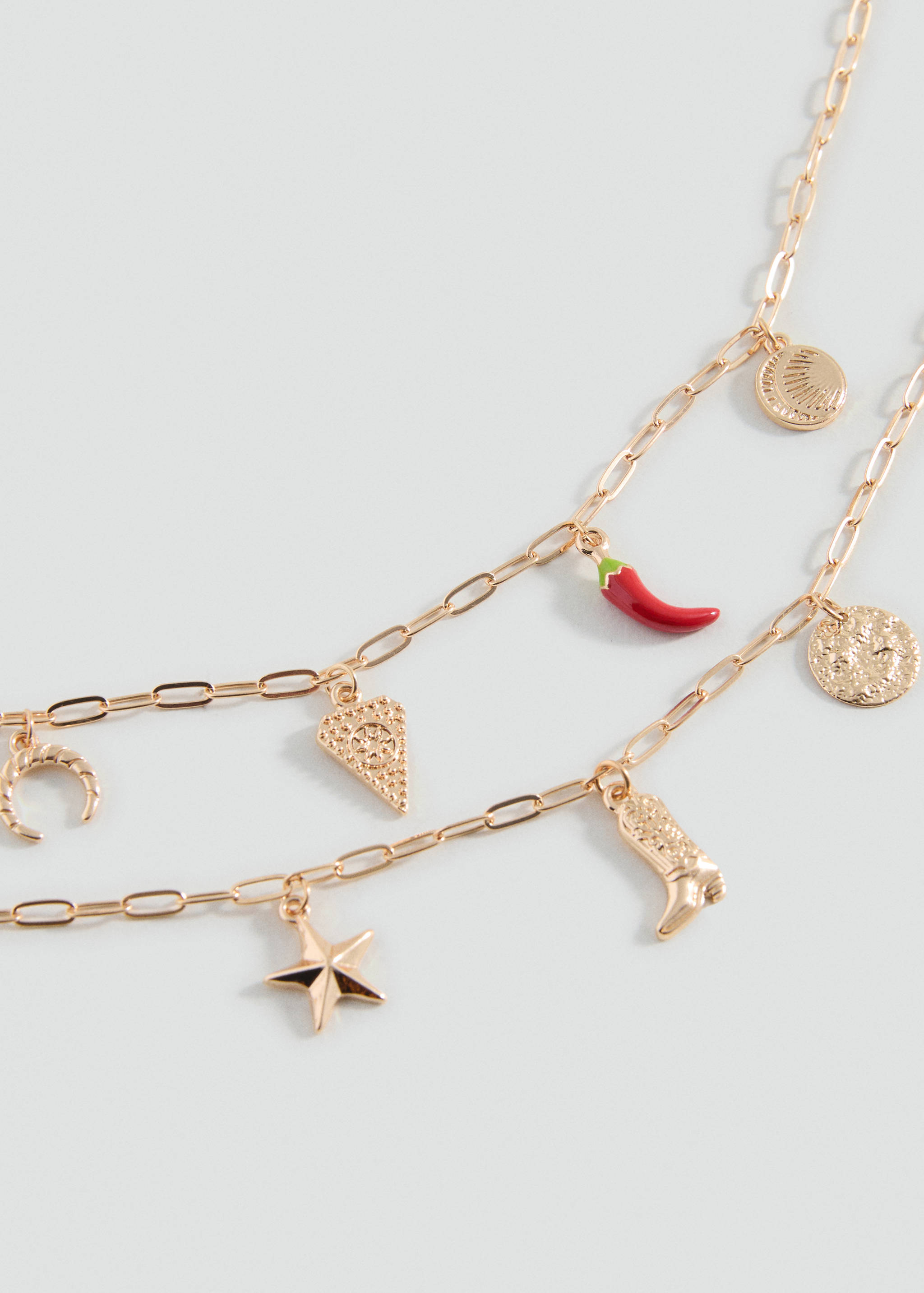 Pack de 2 colares combinados - Plano médio