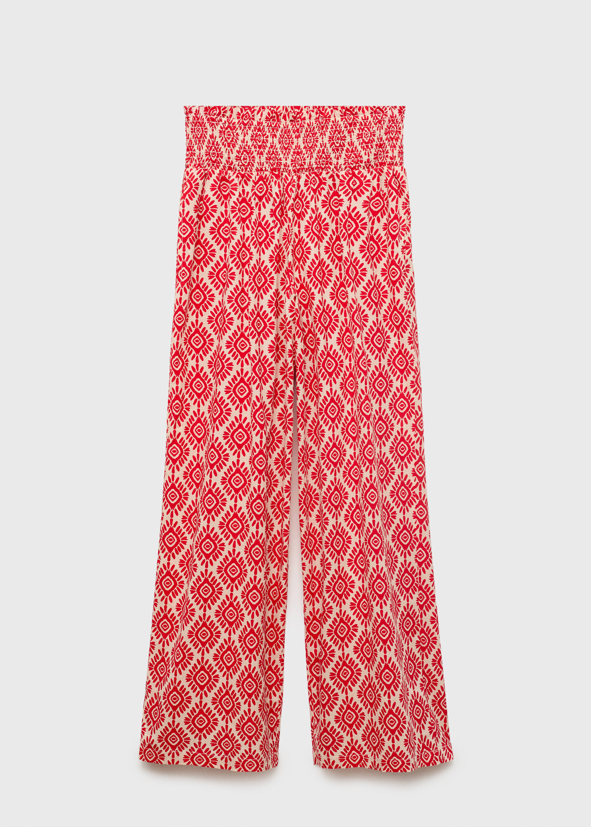 Printed cotton trousers - Article without model