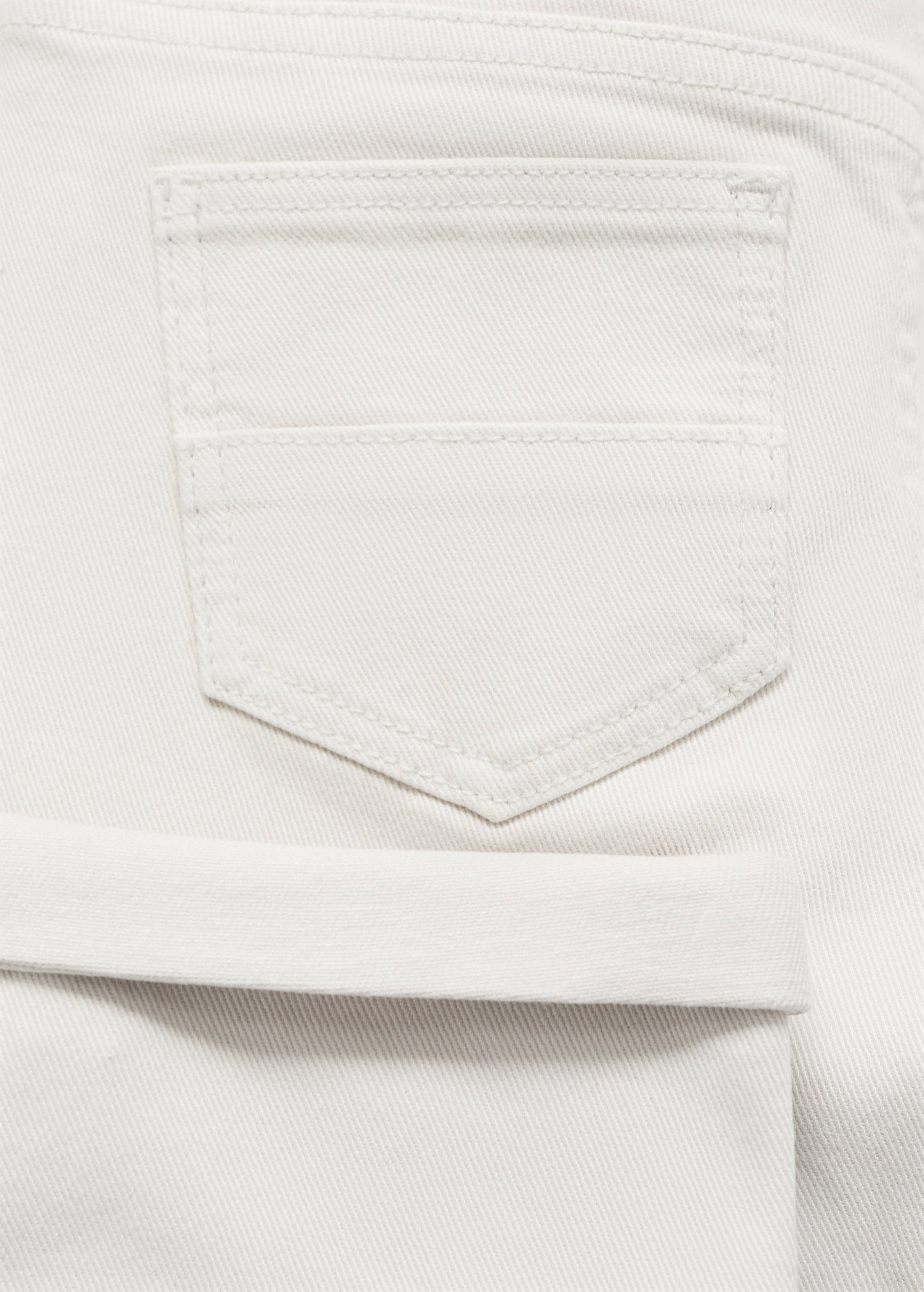 Turned-up straight jeans - Details of the article 0