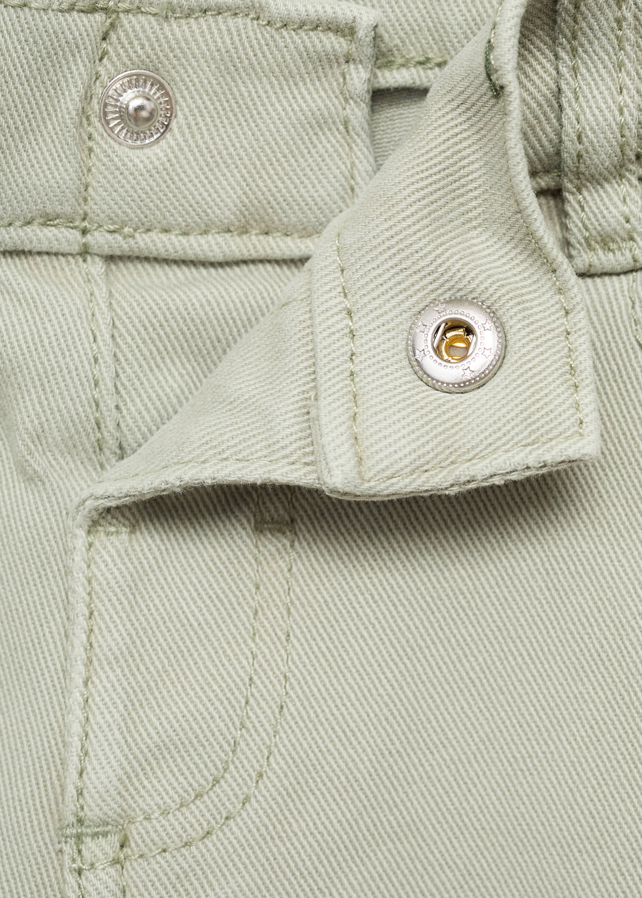 Turned-up straight jeans - Details of the article 8