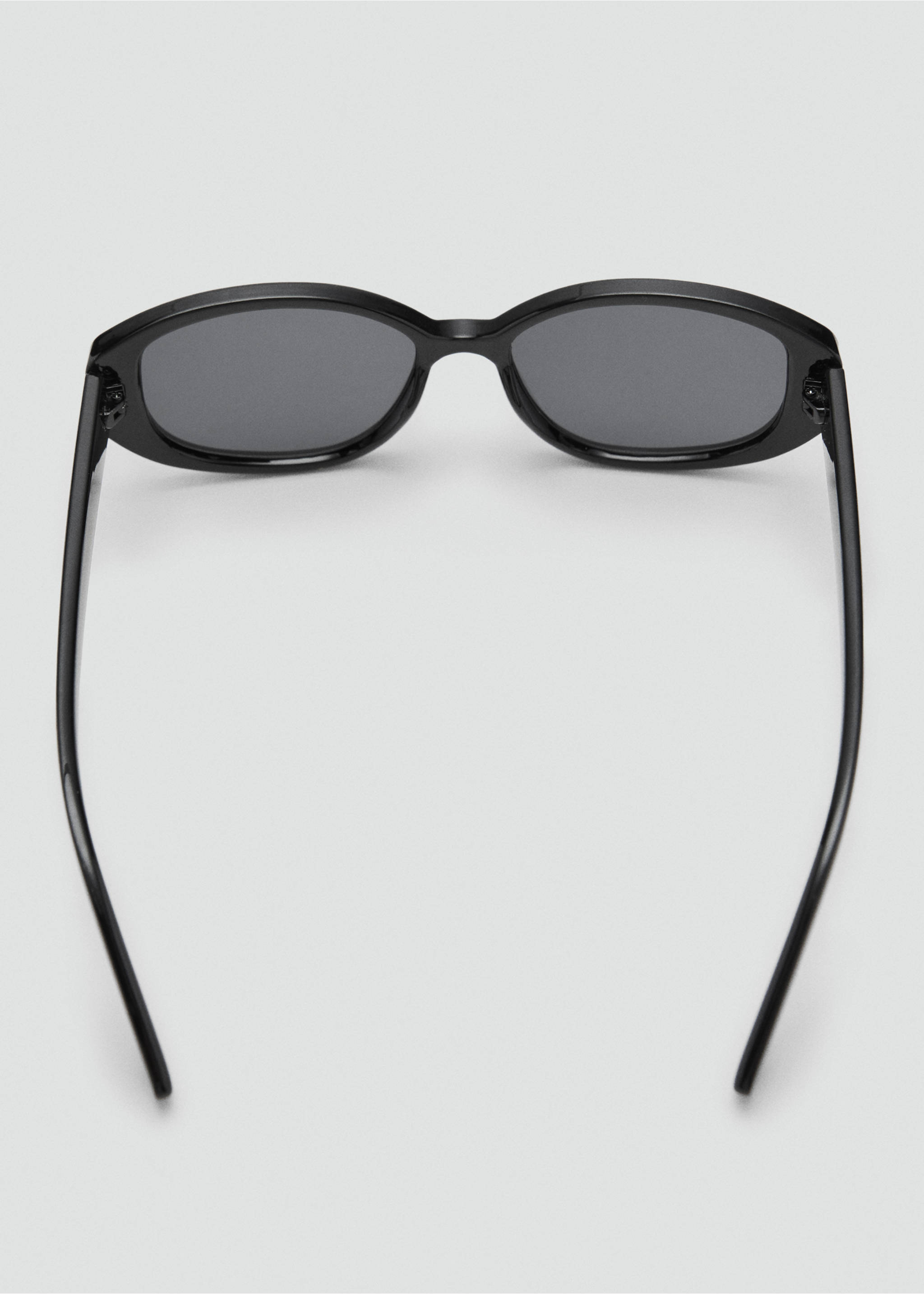 Resin frame sunglasses - Details of the article 1, Black. Ref: 17042538-00.
