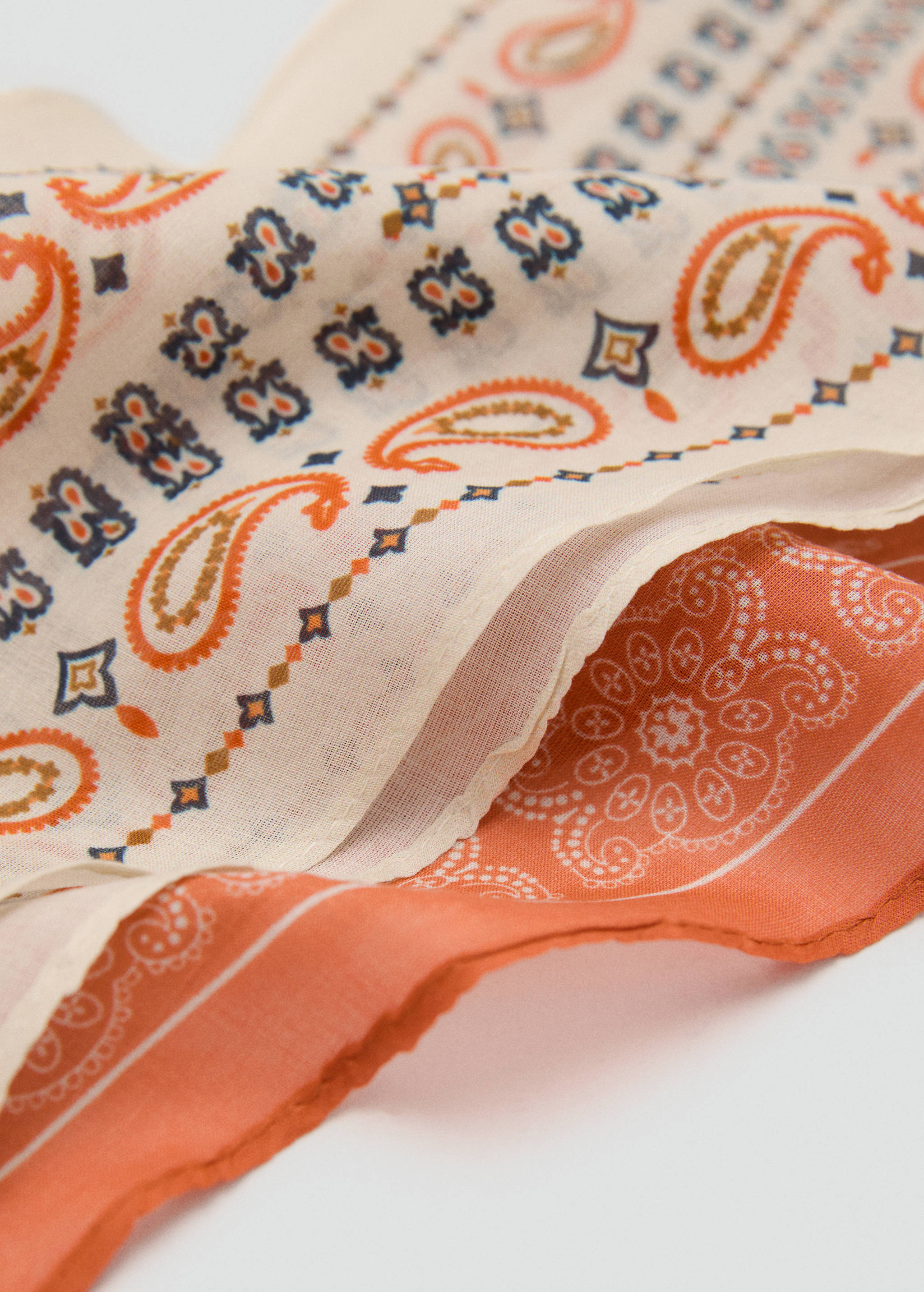 Set van 2 bedrukte zakdoeken - Middenvlak