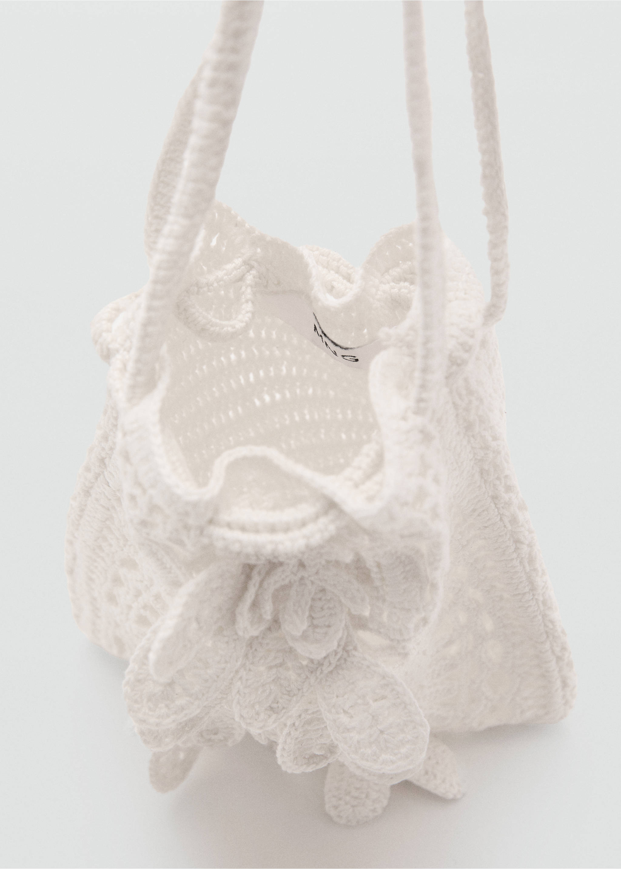Sac porté main crochet - Détail de l'article 2, Blanc. Ref: 17042544-00.