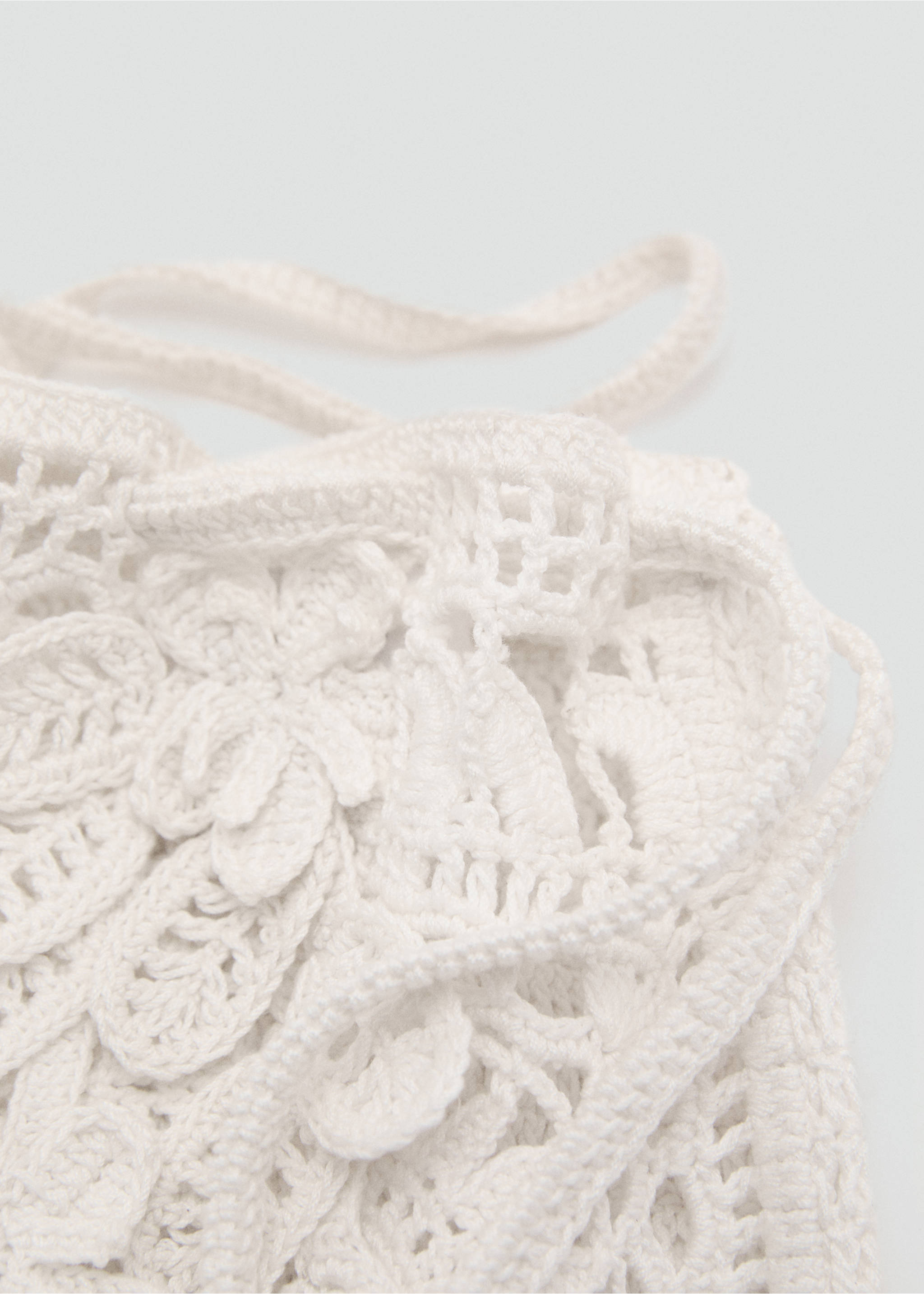 Sac porté main crochet - Détail de l'article 3, Blanc. Ref: 17042544-00.