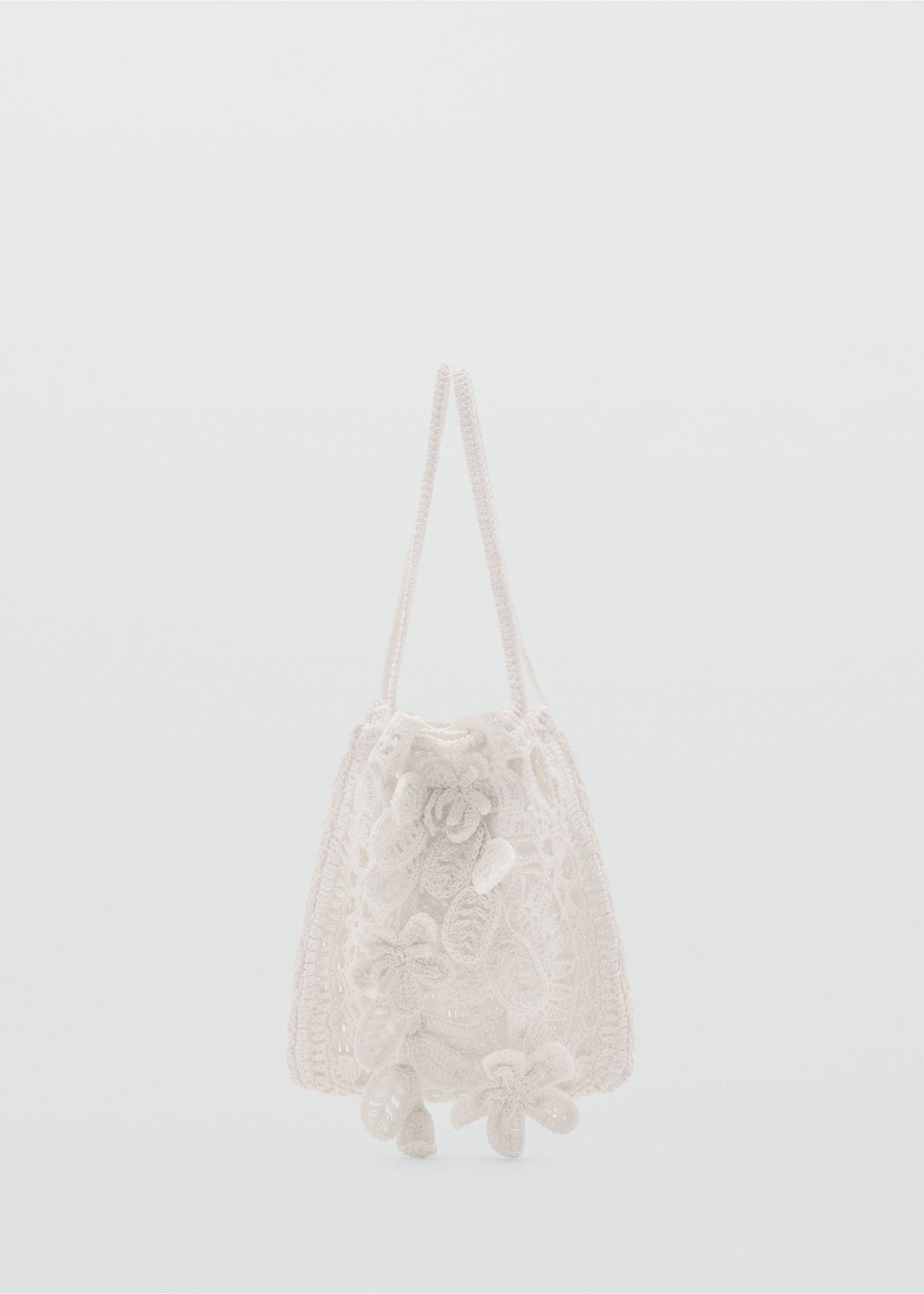 Sac porté main crochet - Article sans modèle, Blanc. Ref: 17042544-00.