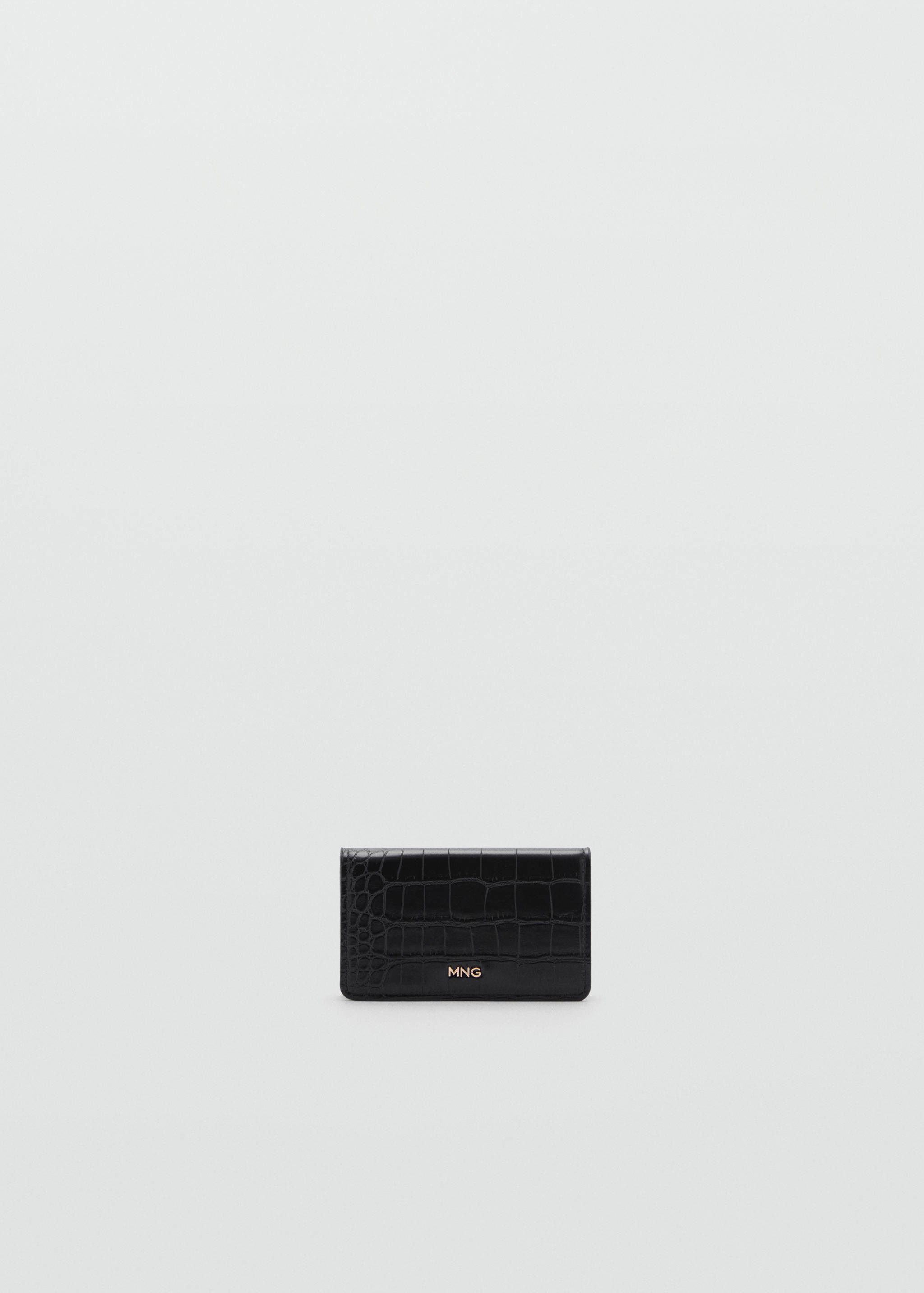 Small wallet with croc effect - Article without model