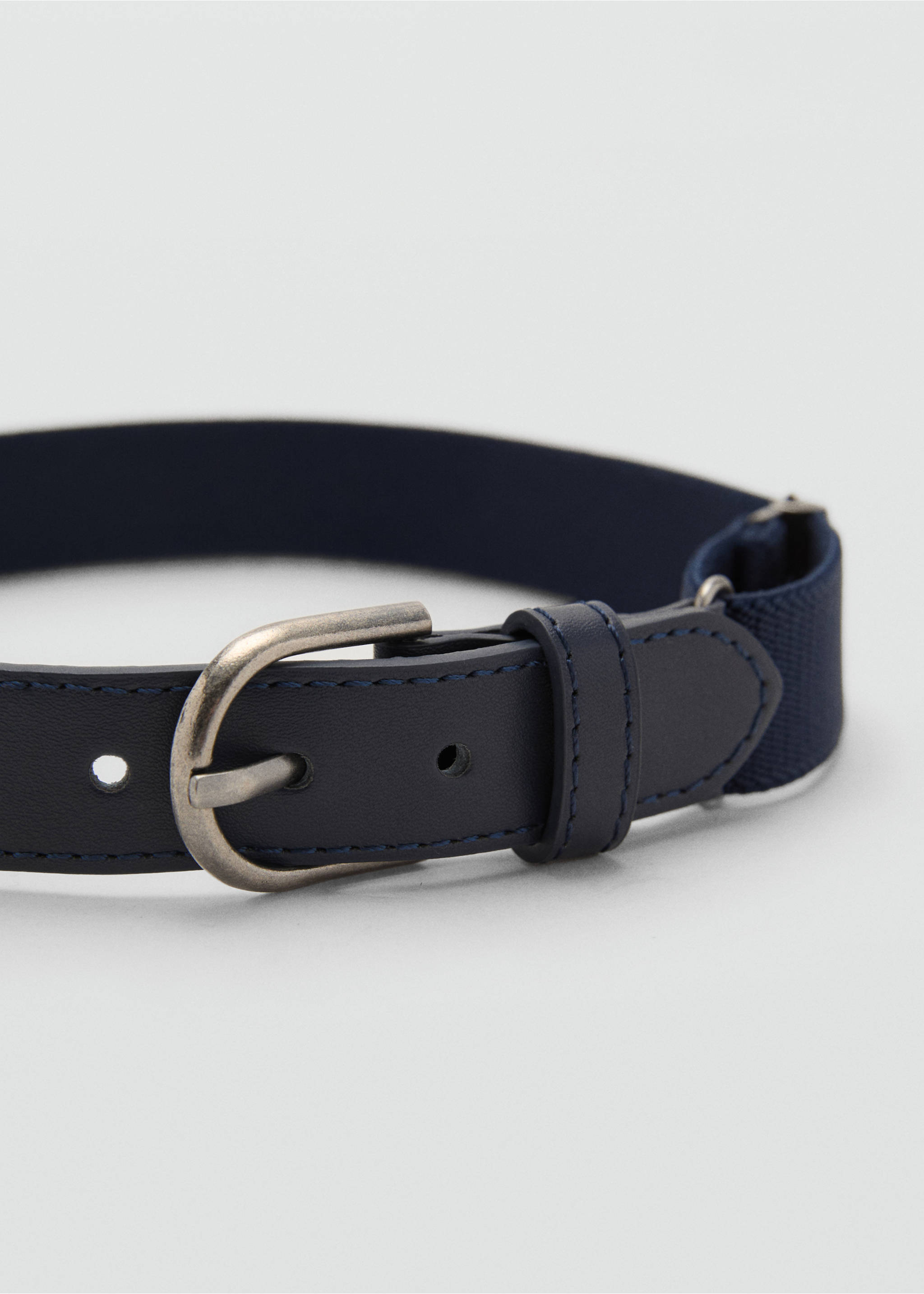 Elastic belt - Medium plane, Dark Navy. Ref: 17042548-00.