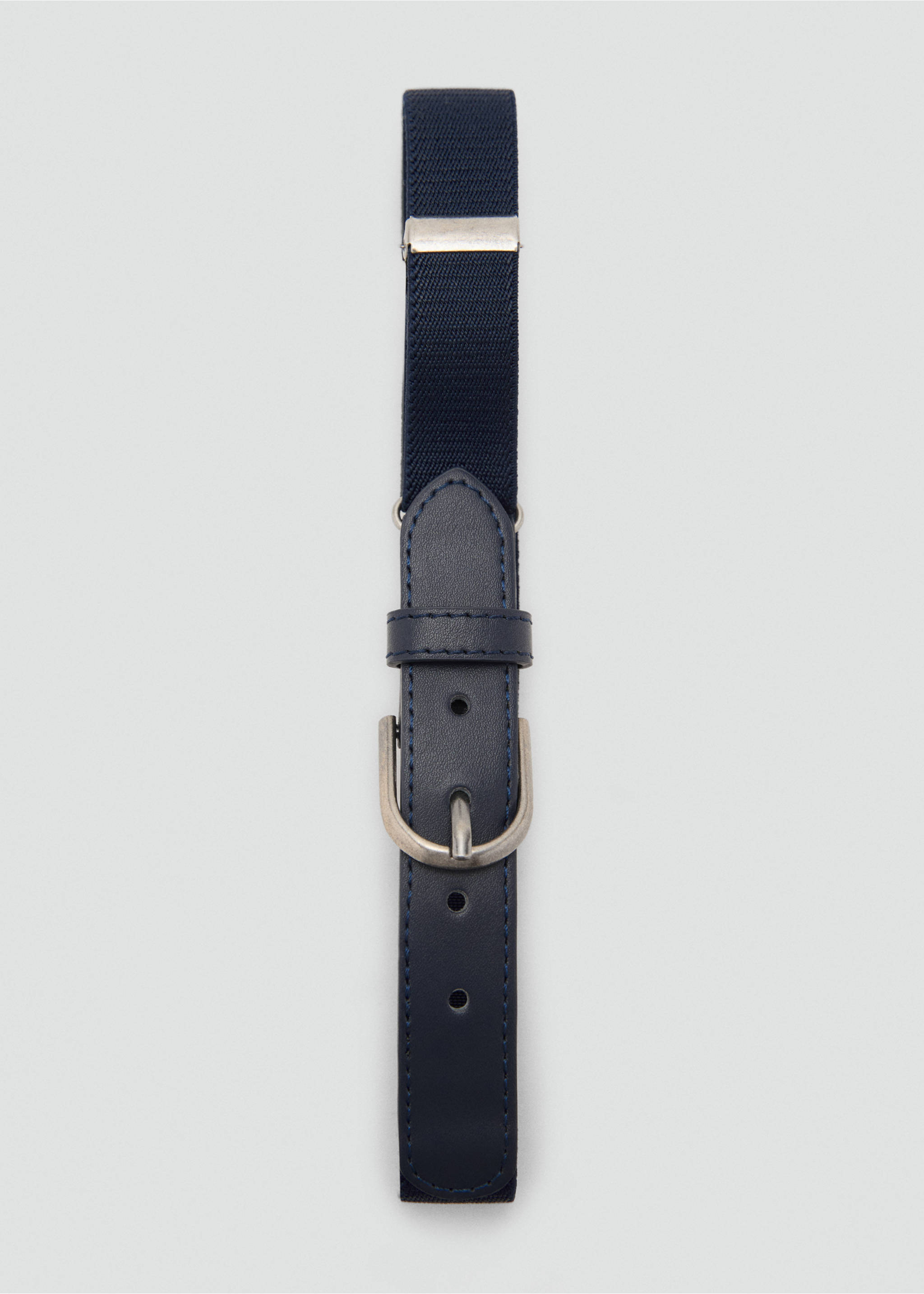 Elastic belt - Details of the article 1, Dark Navy. Ref: 17042548-00.