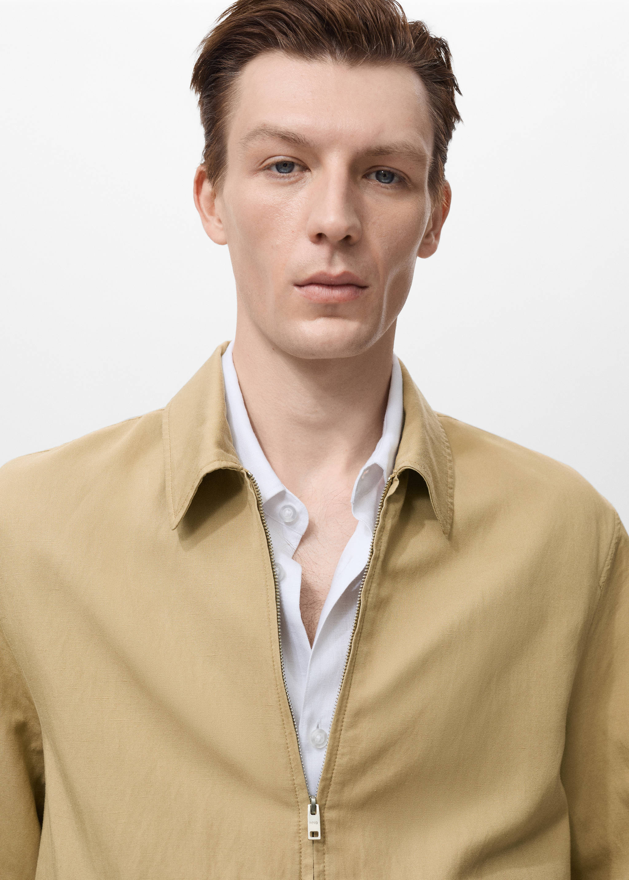 Veste lin fermeture Éclair - Détail de l'article 1